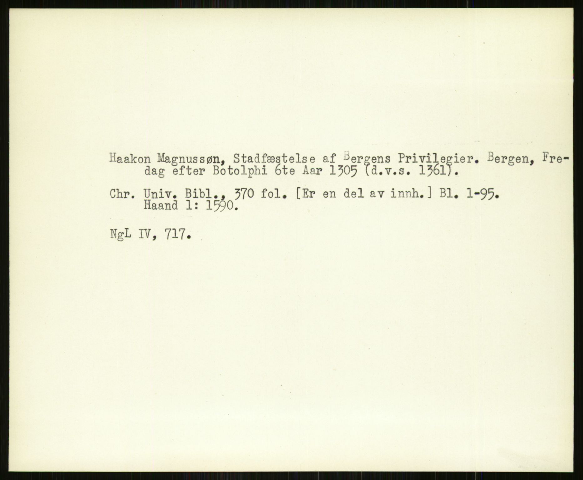 Norsk Historisk Kjeldeskrift-Institutt (NHKI), AV/RA-S-6117/G/Gc/L0029: Tematisk register til Gustav Storms håndskriftbeskrivelser i NgL bd. IV, 1315-1377, p. 524