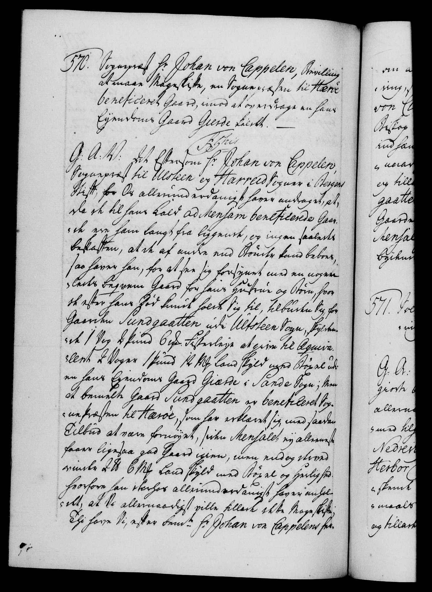 Danske Kanselli 1572-1799, RA/EA-3023/F/Fc/Fca/Fcaa/L0042: Norske registre, 1763-1766, p. 201b