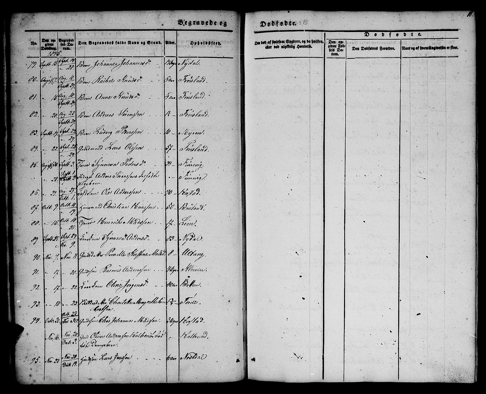 Førde sokneprestembete, SAB/A-79901/H/Haa/Haaa/L0008: Parish register (official) no. A 8, 1843-1860, p. 18