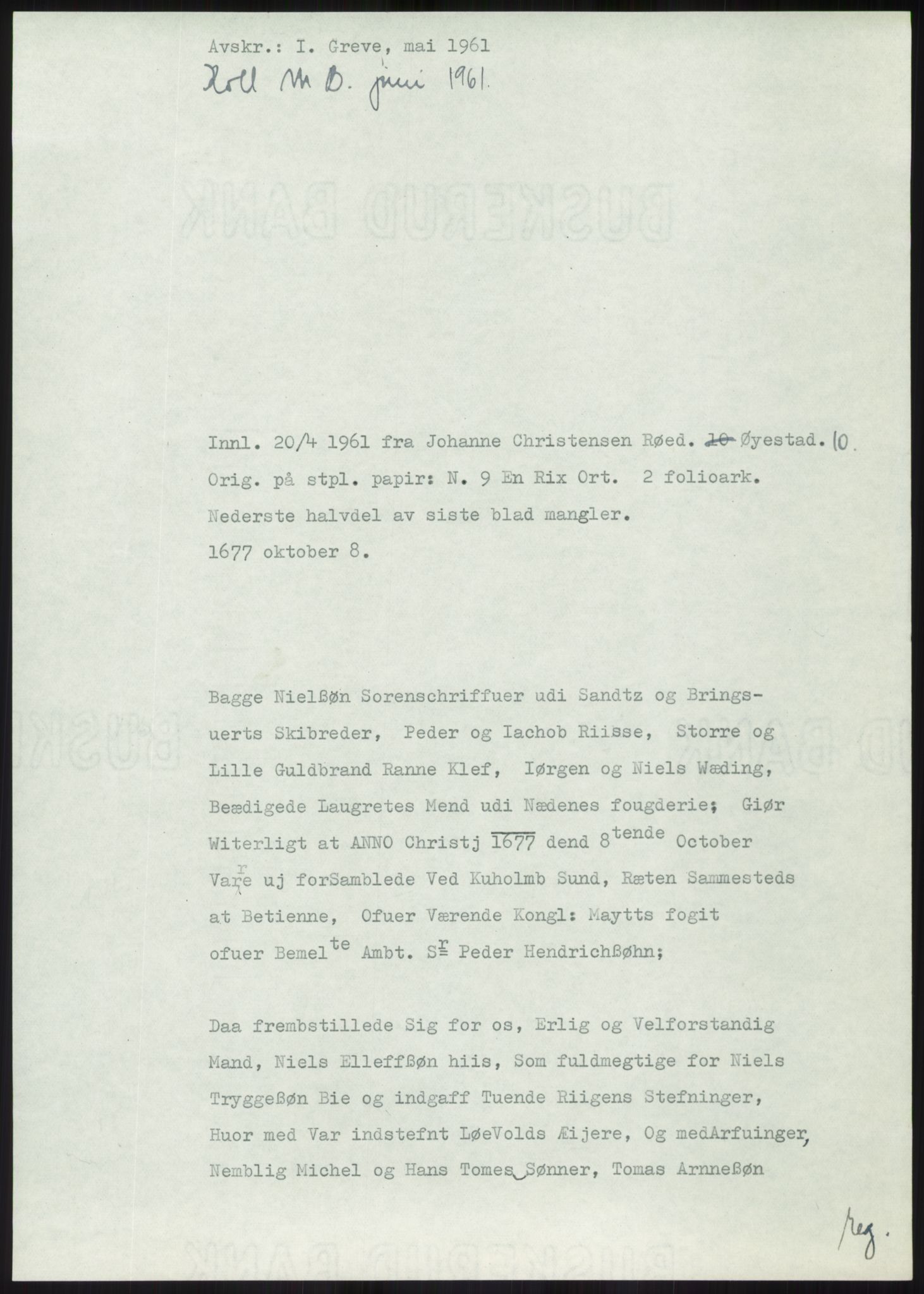 Samlinger til kildeutgivelse, Diplomavskriftsamlingen, RA/EA-4053/H/Ha, p. 1822