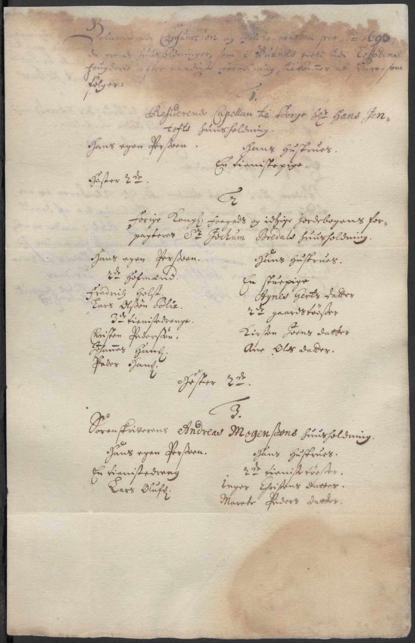 Rentekammeret inntil 1814, Reviderte regnskaper, Fogderegnskap, AV/RA-EA-4092/R67/L4678: Fogderegnskap Vesterålen, Andenes og Lofoten, 1696-1708, p. 77