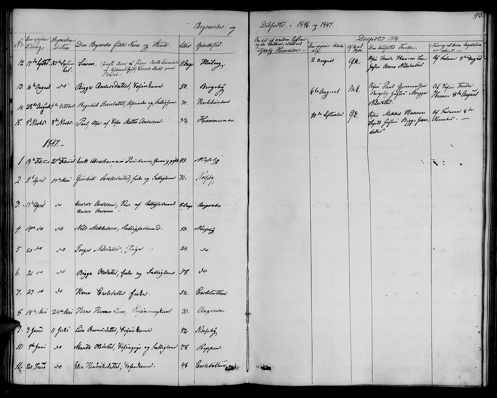 Nesseby sokneprestkontor, SATØ/S-1330/H/Ha/L0001kirke: Parish register (official) no. 1, 1838-1855, p. 113