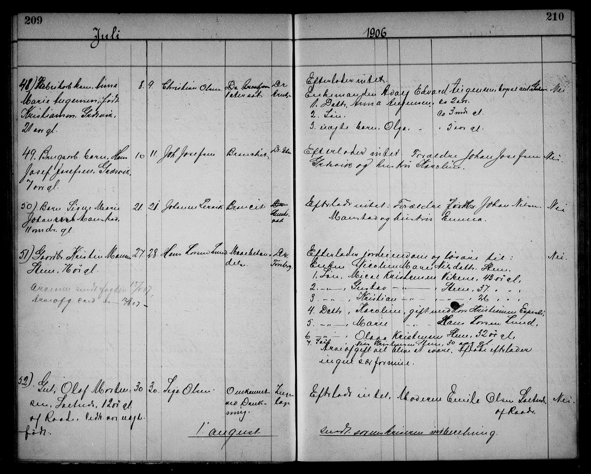 Onsøy lensmannskontor, AV/SAO-A-10007/H/Ha/L0001: Dødsfallsprotokoll, 1897-1909, p. 209-210