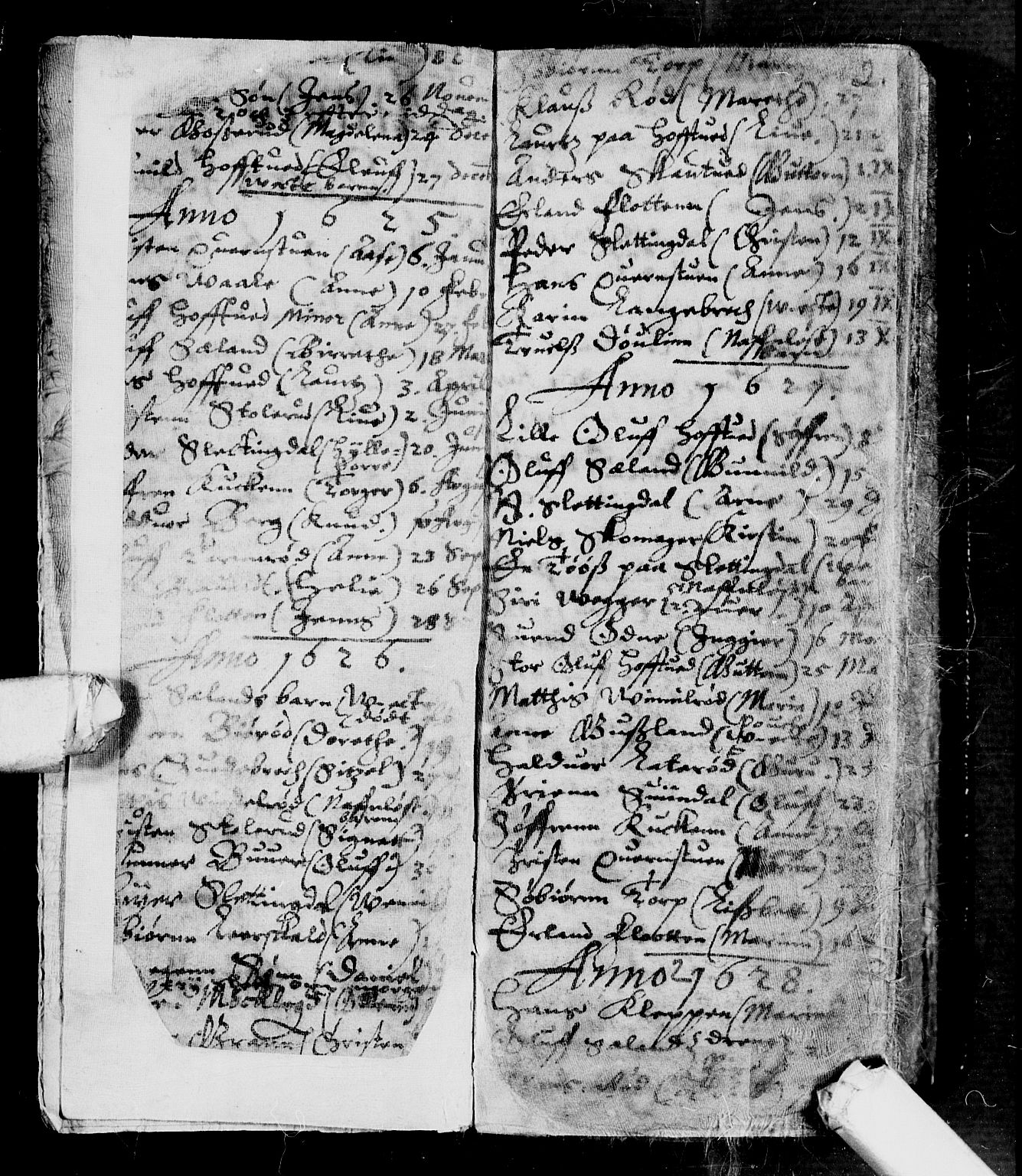 Andebu kirkebøker, AV/SAKO-A-336/F/Fa/L0001: Parish register (official) no. 1 /1, 1623-1738, p. 2