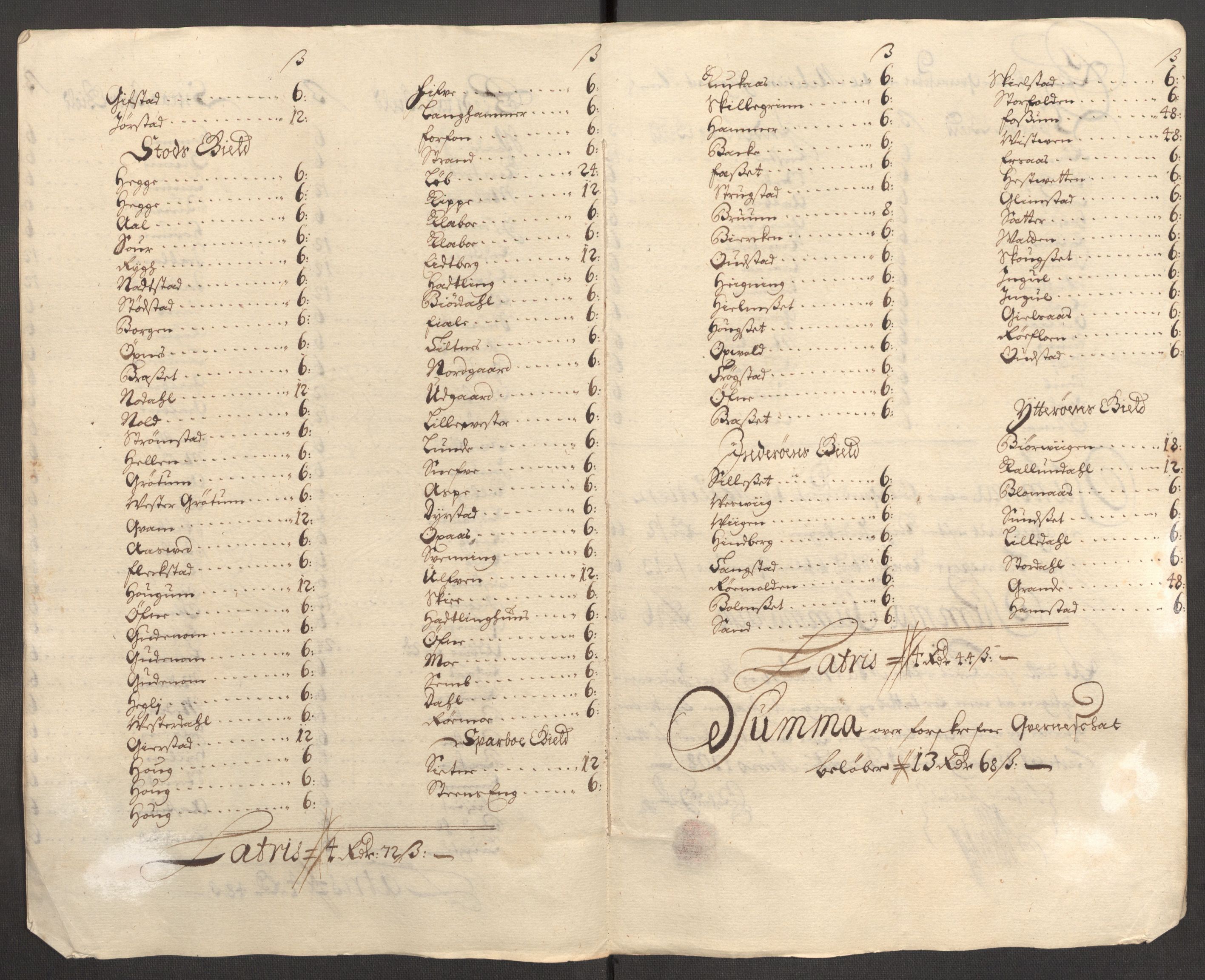 Rentekammeret inntil 1814, Reviderte regnskaper, Fogderegnskap, AV/RA-EA-4092/R63/L4316: Fogderegnskap Inderøy, 1708, p. 141