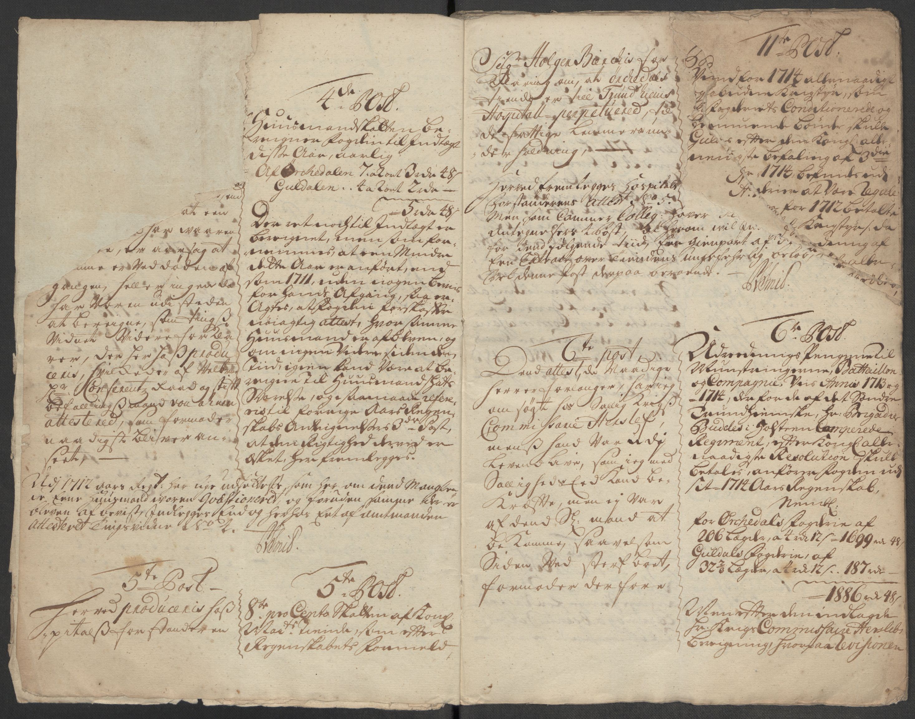 Rentekammeret inntil 1814, Reviderte regnskaper, Fogderegnskap, RA/EA-4092/R60/L3965: Fogderegnskap Orkdal og Gauldal, 1714, p. 545
