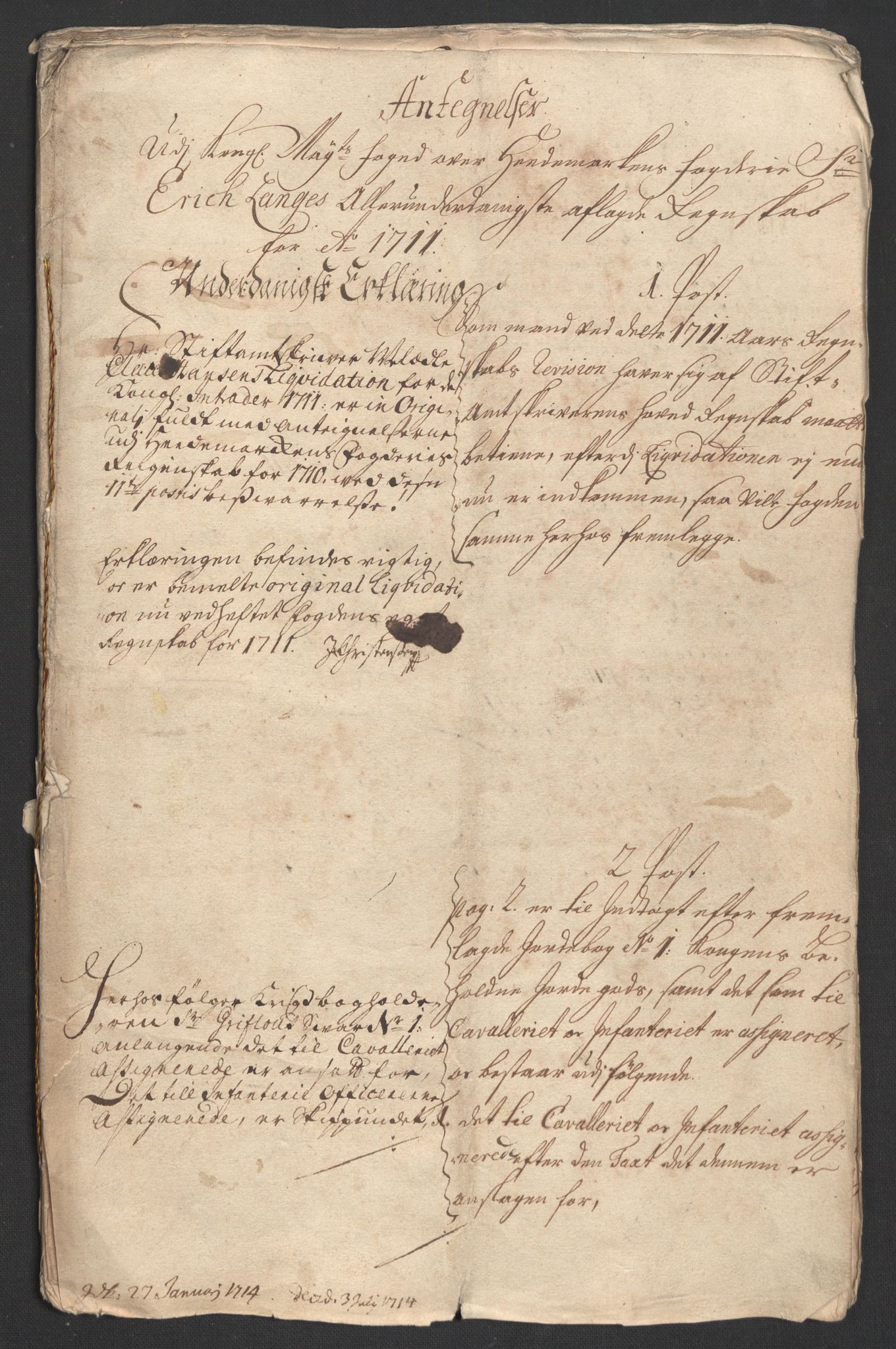 Rentekammeret inntil 1814, Reviderte regnskaper, Fogderegnskap, AV/RA-EA-4092/R16/L1048: Fogderegnskap Hedmark, 1711, p. 81