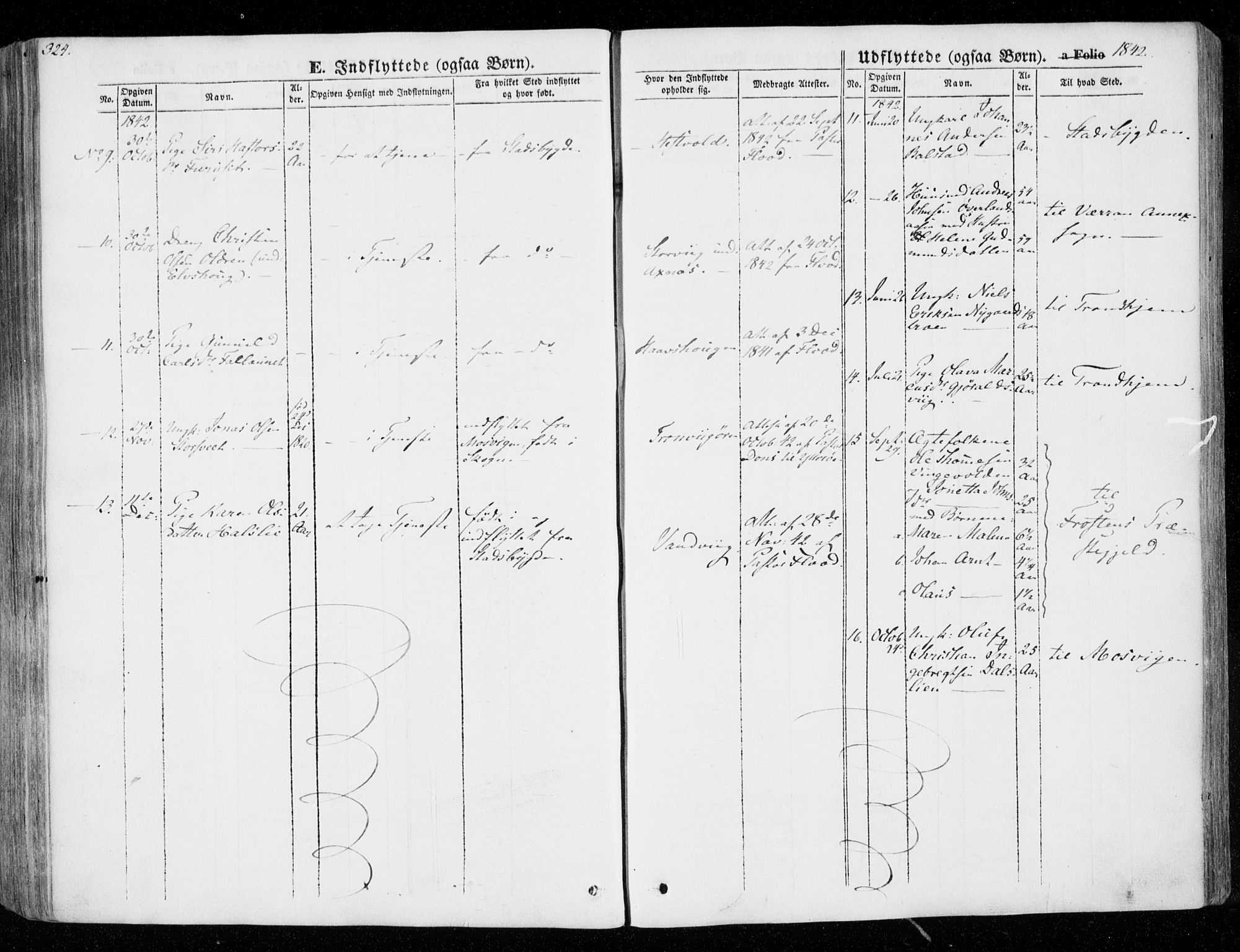 Ministerialprotokoller, klokkerbøker og fødselsregistre - Nord-Trøndelag, SAT/A-1458/701/L0007: Parish register (official) no. 701A07 /1, 1842-1854, p. 324