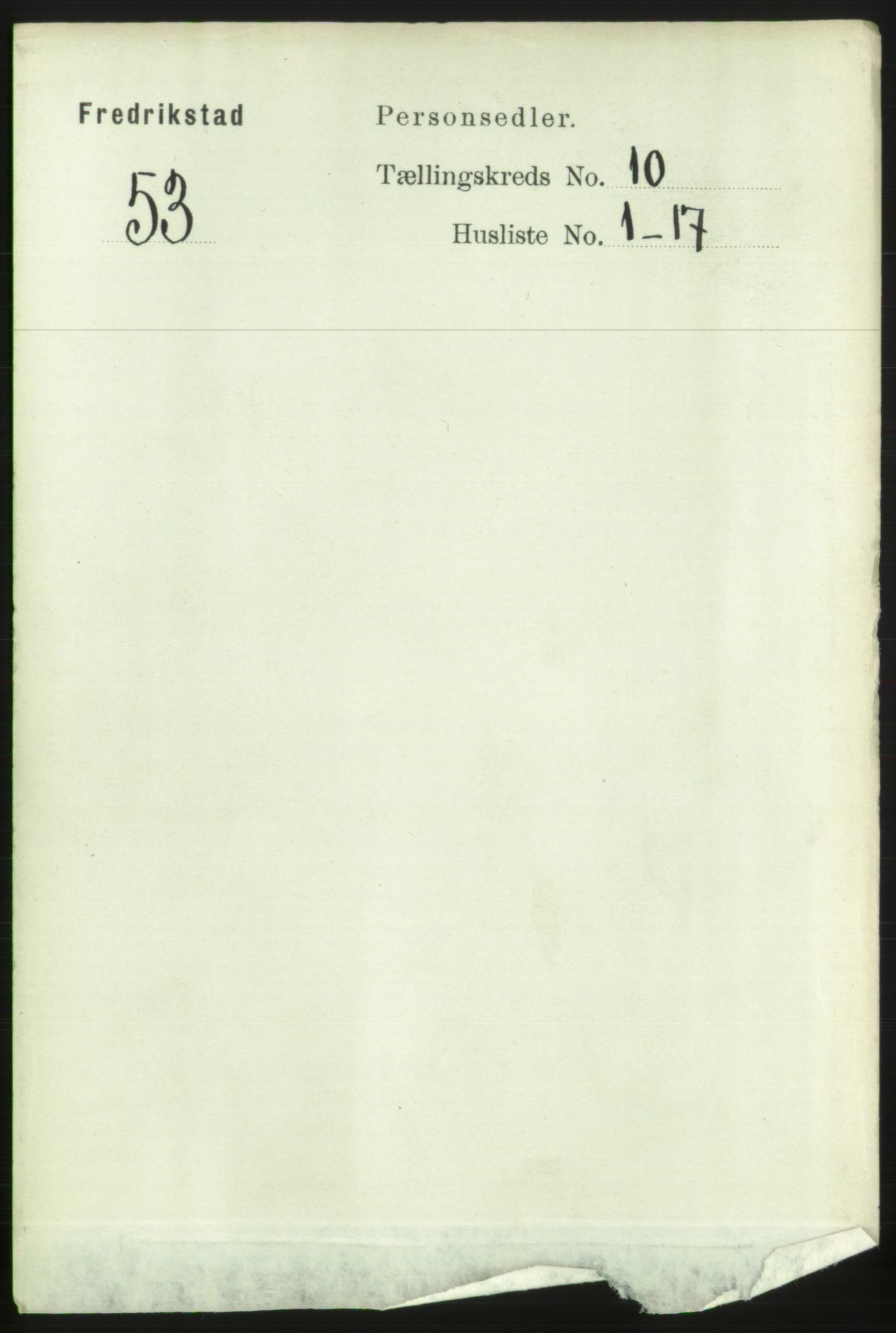 RA, 1891 census for 0103 Fredrikstad, 1891, p. 11430