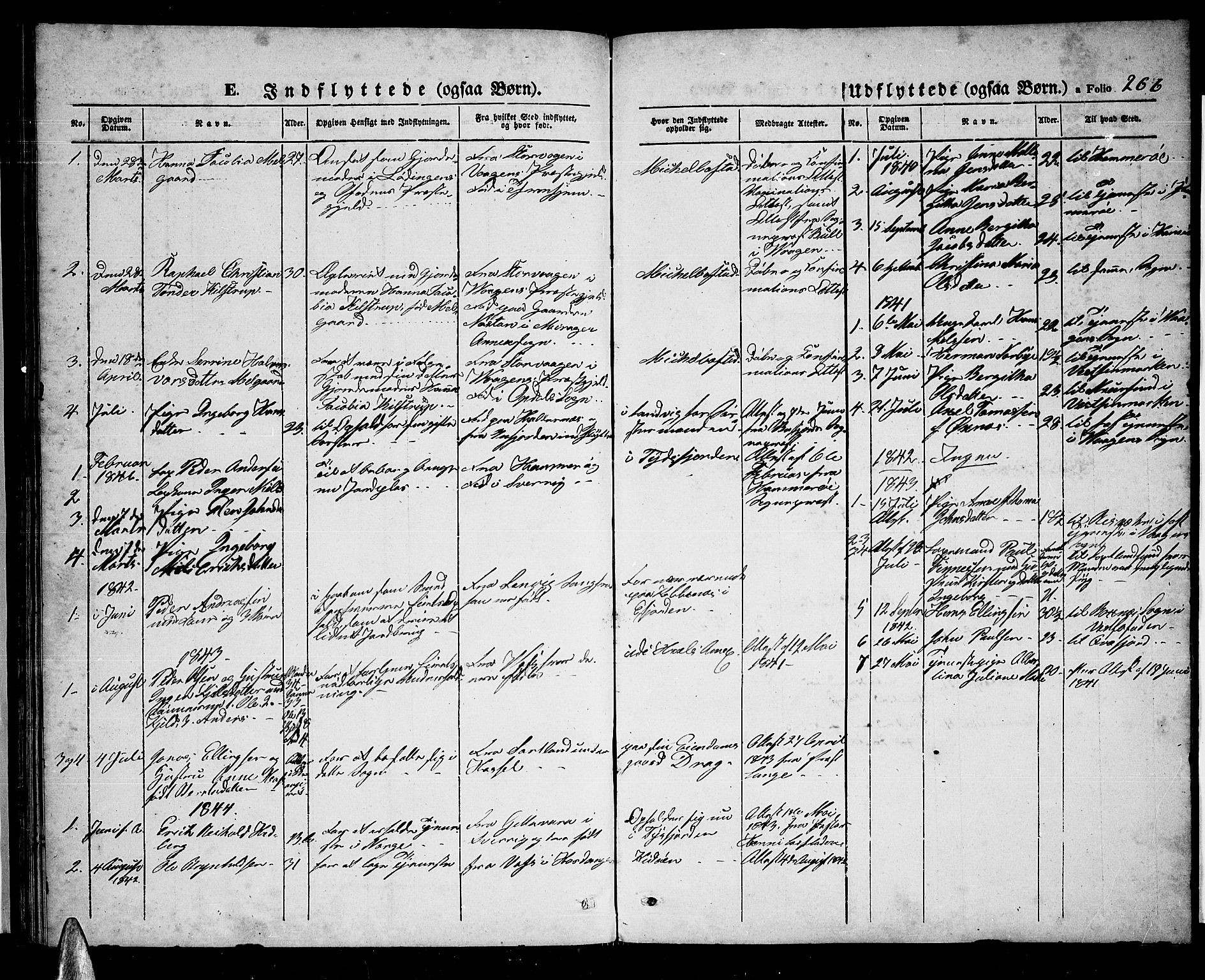 Ministerialprotokoller, klokkerbøker og fødselsregistre - Nordland, AV/SAT-A-1459/872/L1045: Parish register (copy) no. 872C01, 1840-1851, p. 266