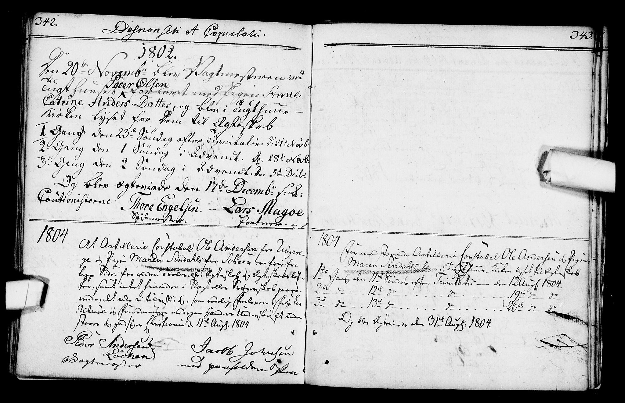 Kristiania tukthusprest Kirkebøker, SAO/A-10881/F/Fa/L0001: Parish register (official) no. 1, 1758-1828, p. 342-343