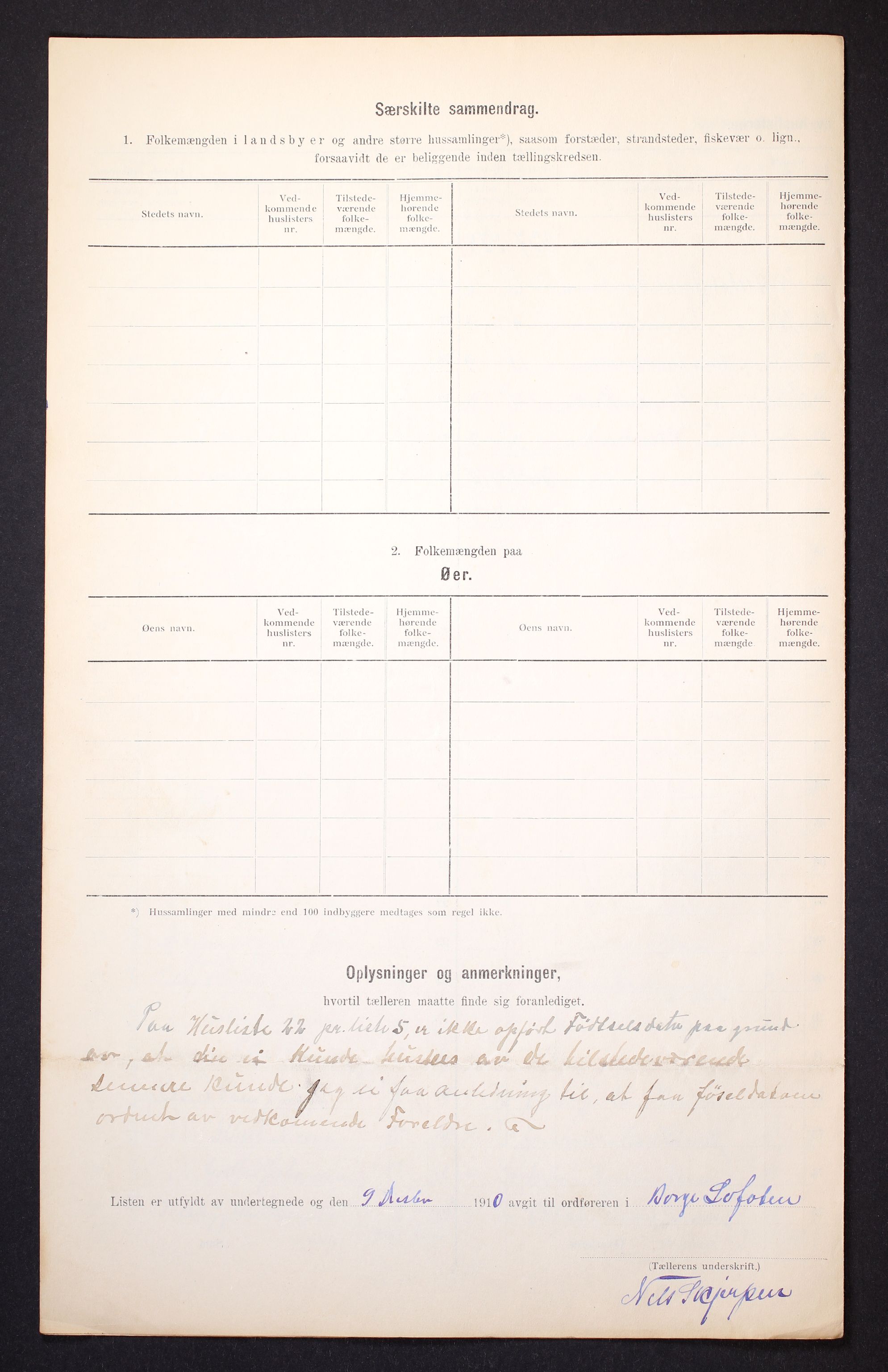 RA, 1910 census for Borge, 1910, p. 6