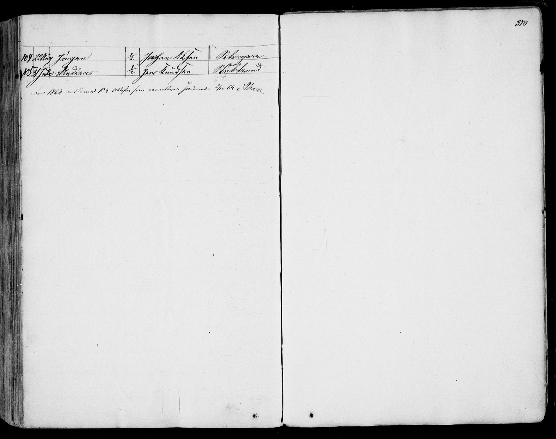 Sande Kirkebøker, SAKO/A-53/F/Fa/L0004: Parish register (official) no. 4, 1847-1864, p. 370