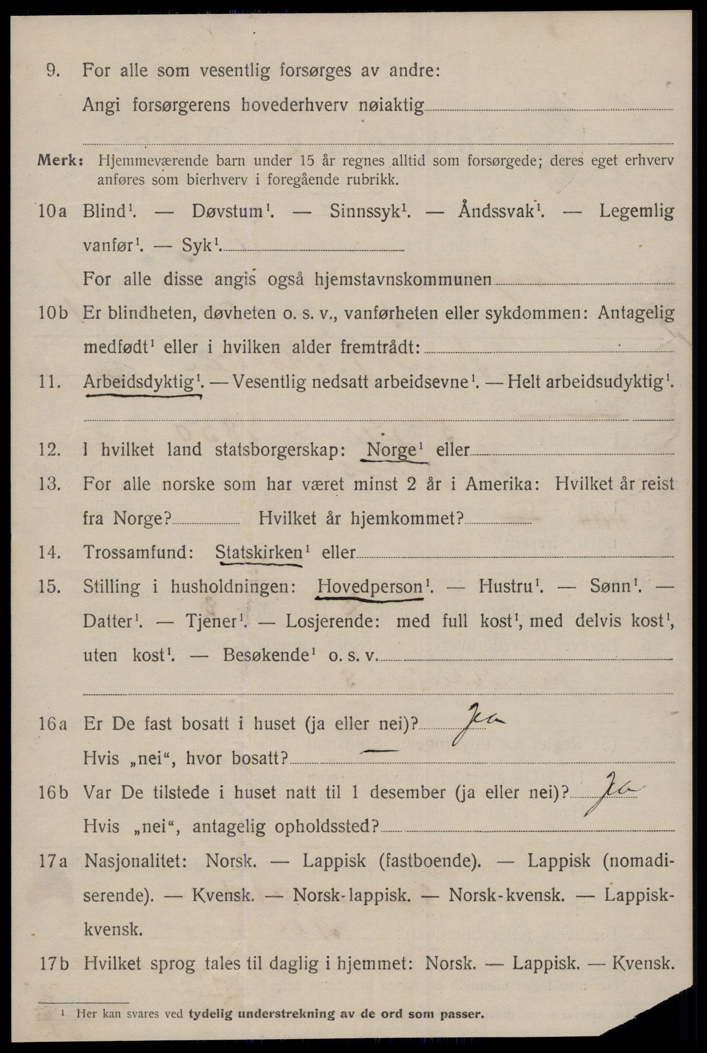 SAT, 1920 census for Singsås, 1920, p. 632