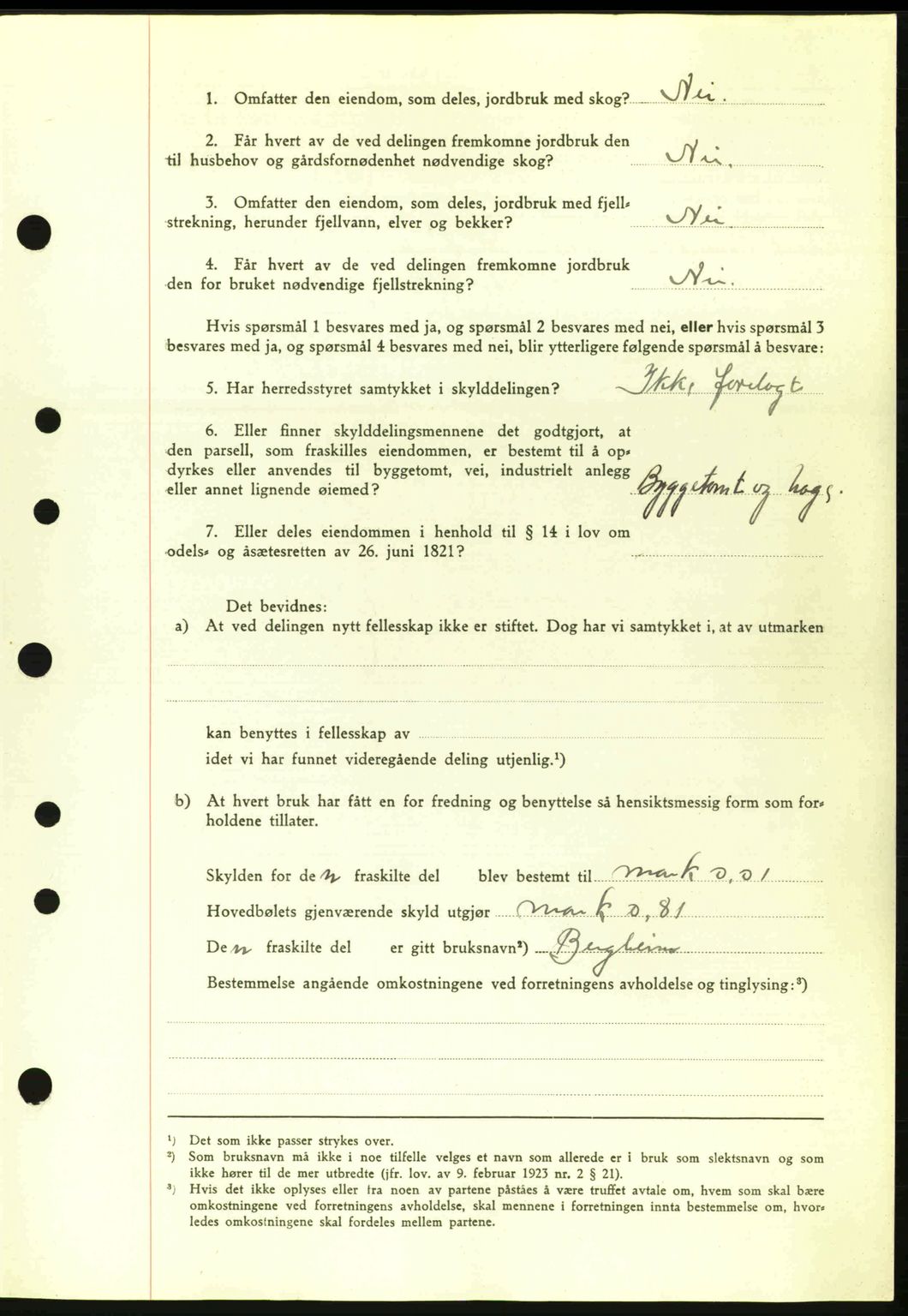 Nordre Sunnmøre sorenskriveri, AV/SAT-A-0006/1/2/2C/2Ca: Mortgage book no. A13, 1942-1942, Diary no: : 695/1942