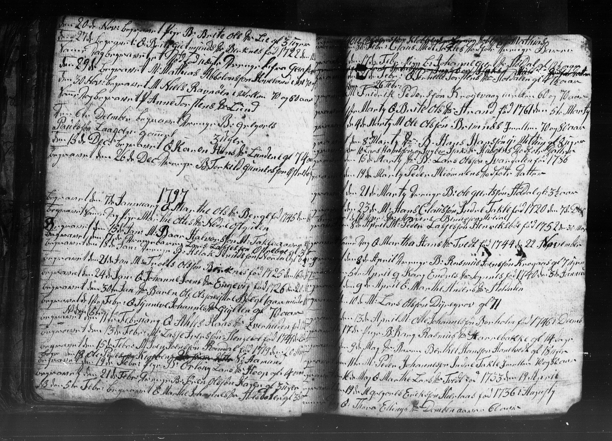 Gulen sokneprestembete, AV/SAB-A-80201/H/Hab: Parish register (copy) no. A 2, 1791-1814