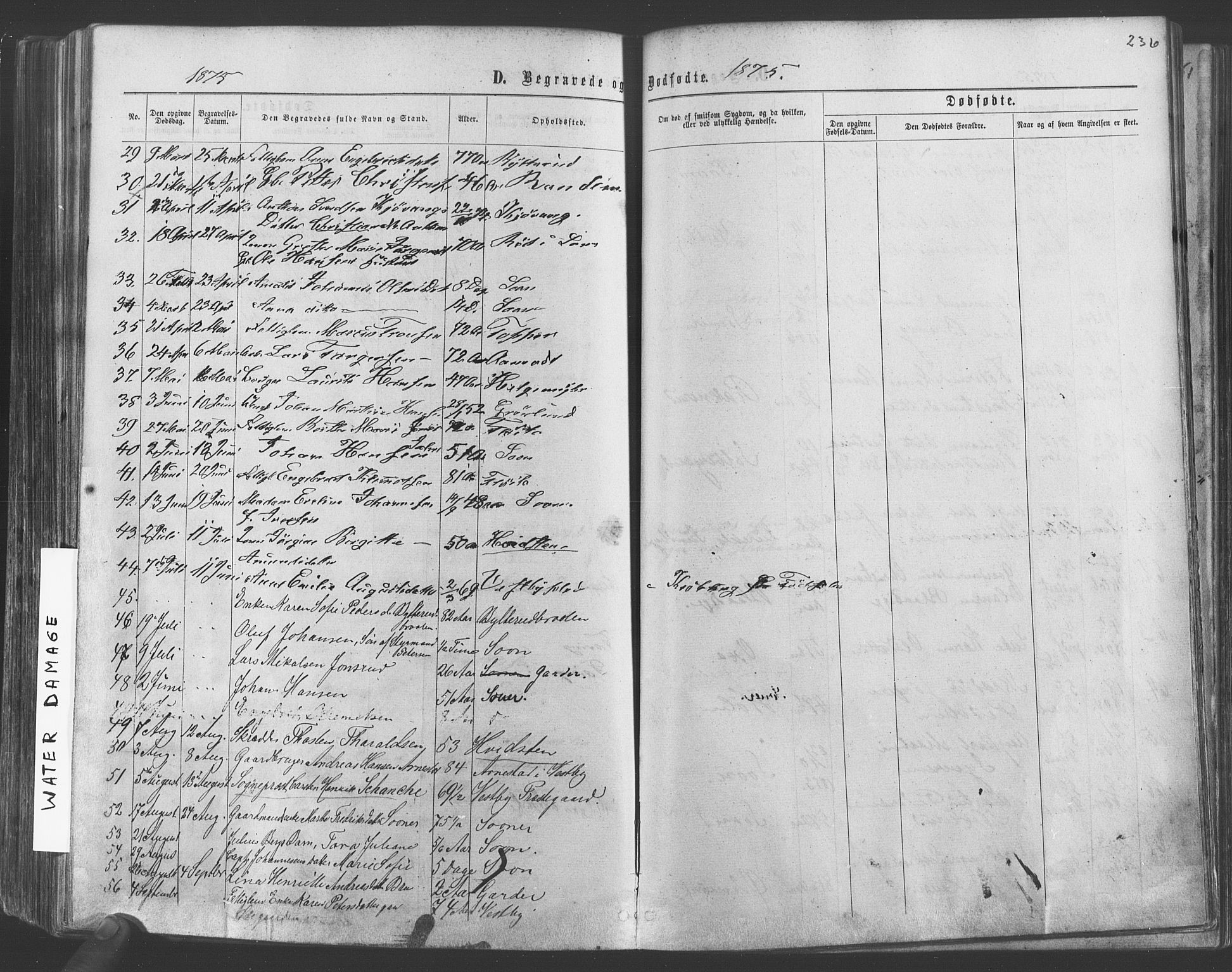 Vestby prestekontor Kirkebøker, AV/SAO-A-10893/F/Fa/L0008: Parish register (official) no. I 8, 1863-1877, p. 236