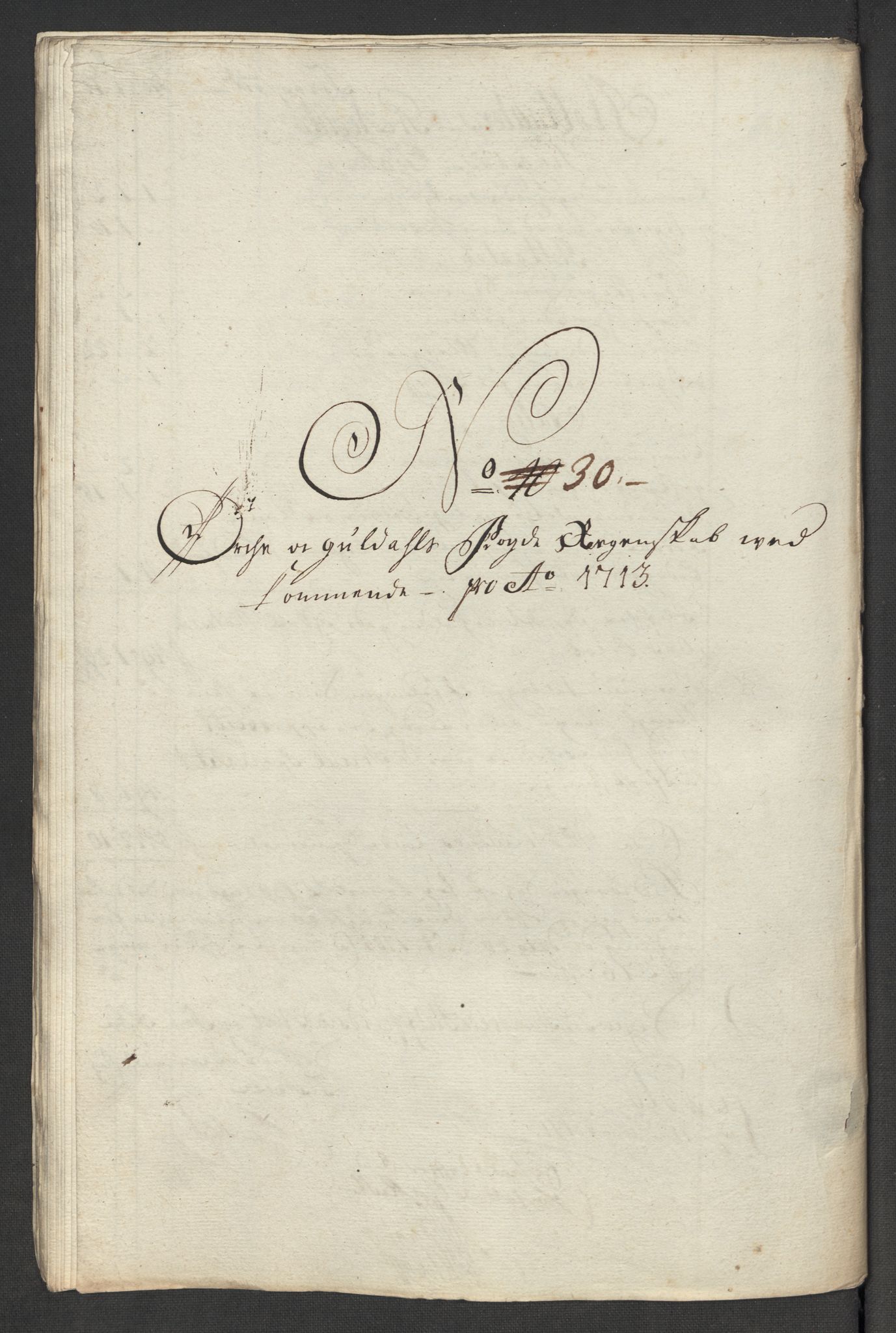 Rentekammeret inntil 1814, Reviderte regnskaper, Fogderegnskap, AV/RA-EA-4092/R60/L3964: Fogderegnskap Orkdal og Gauldal, 1713, p. 306