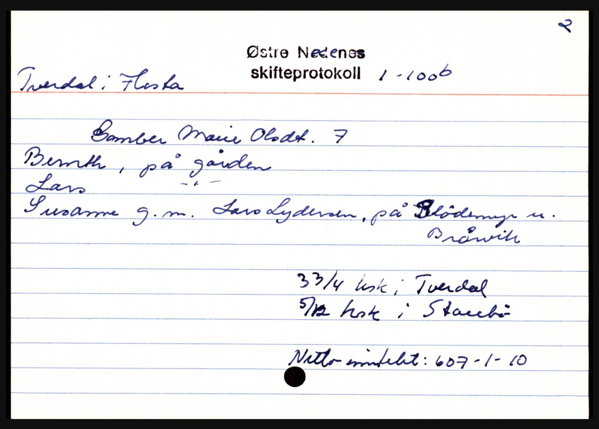 Holt sorenskriveri, SAK/1221-0002/H, p. 1597