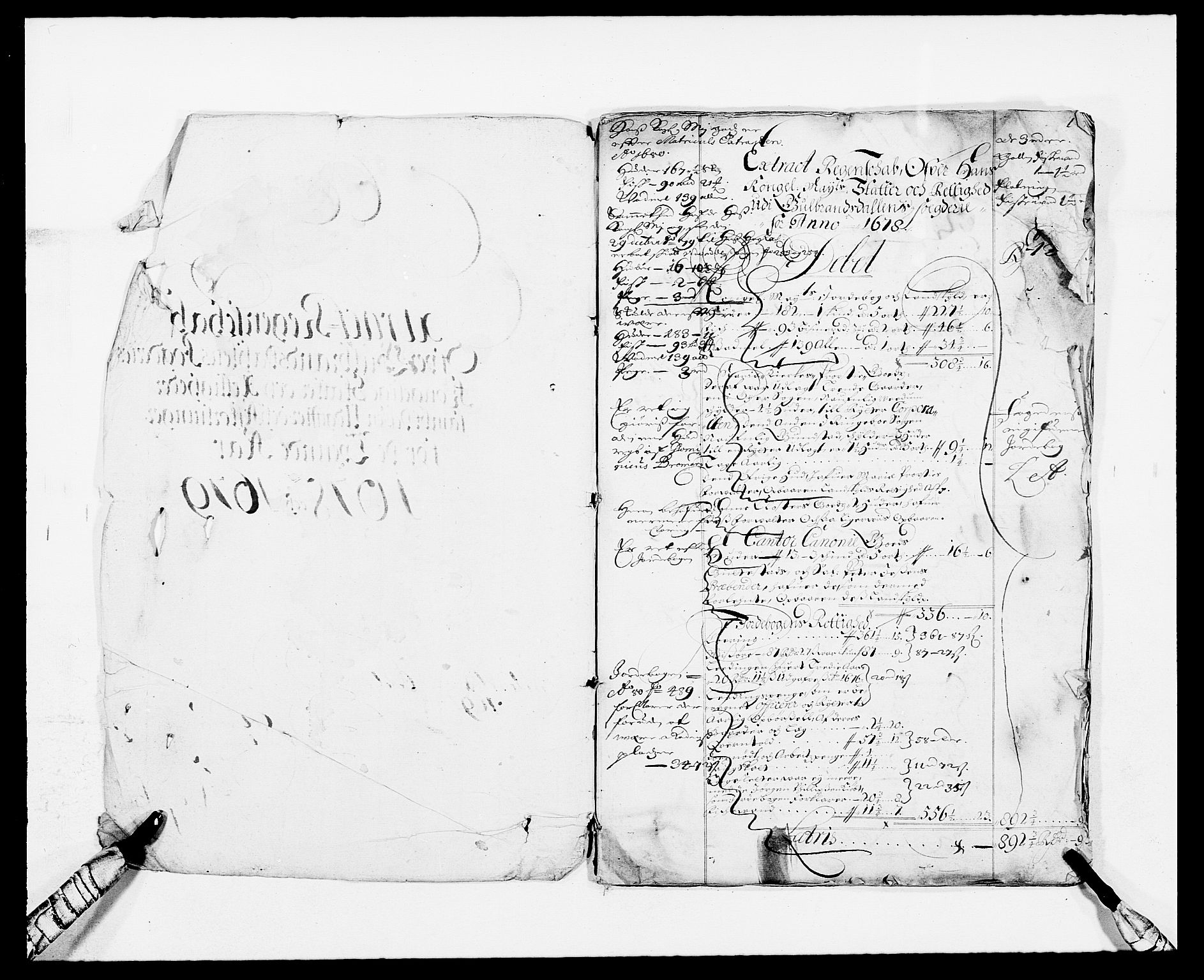 Rentekammeret inntil 1814, Reviderte regnskaper, Fogderegnskap, RA/EA-4092/R17/L1152: Fogderegnskap Gudbrandsdal, 1678-1679, p. 3