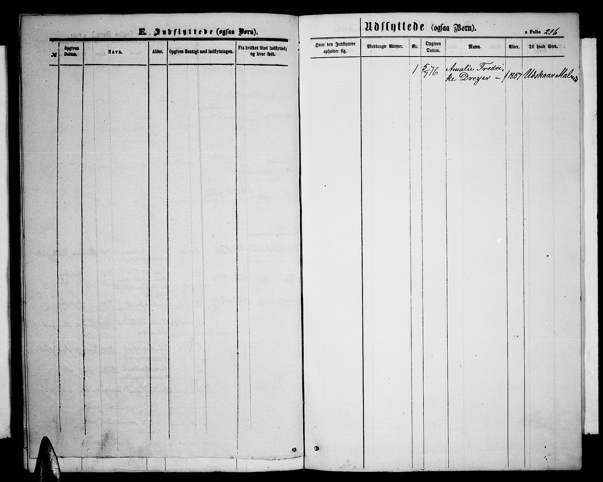 Ministerialprotokoller, klokkerbøker og fødselsregistre - Nordland, SAT/A-1459/893/L1348: Parish register (copy) no. 893C03, 1867-1877, p. 216