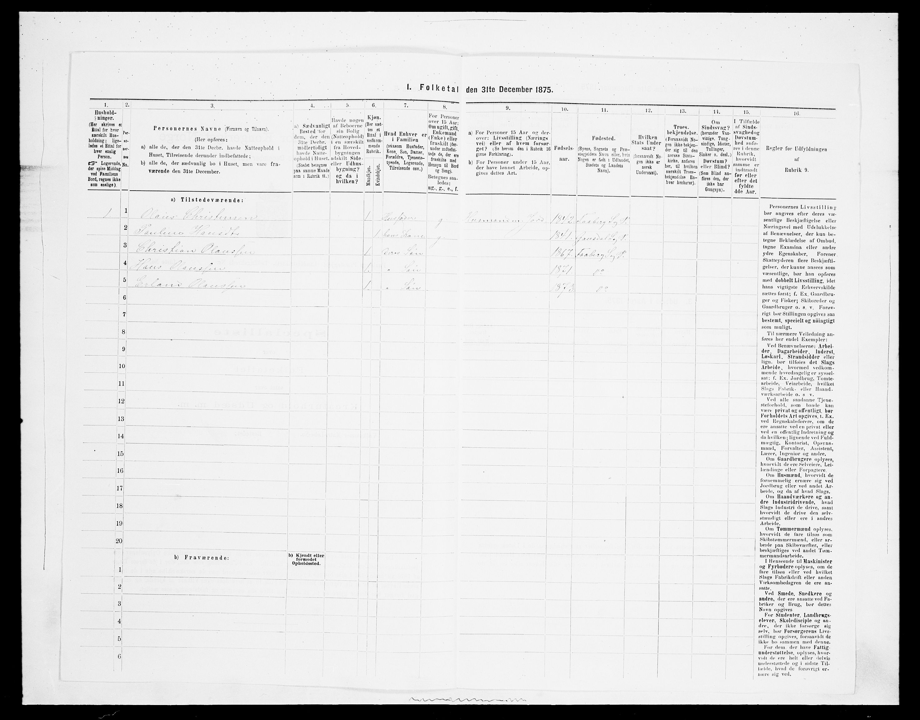 SAH, 1875 census for 0524L Fåberg/Fåberg og Lillehammer, 1875, p. 1367