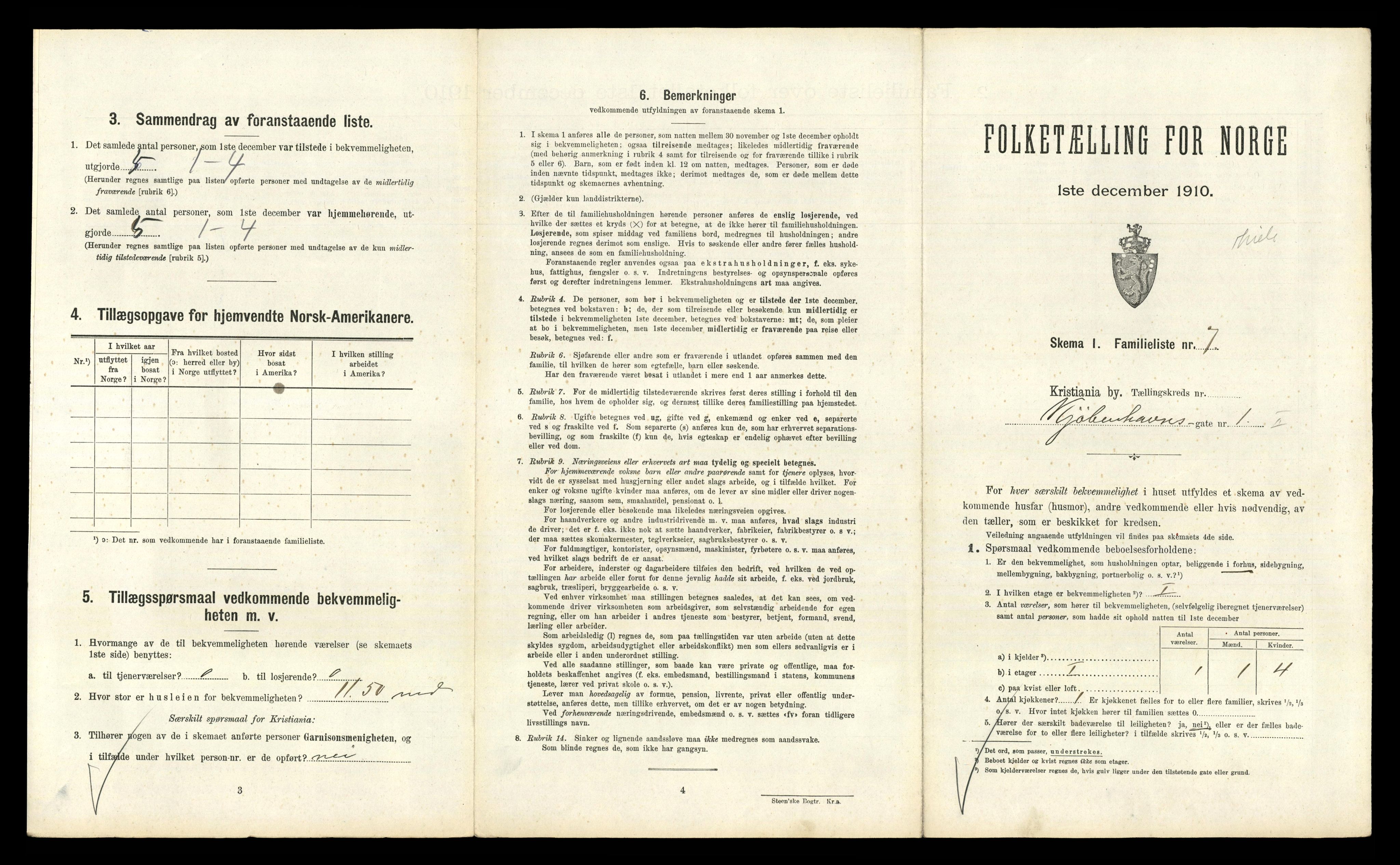 RA, 1910 census for Kristiania, 1910, p. 50131