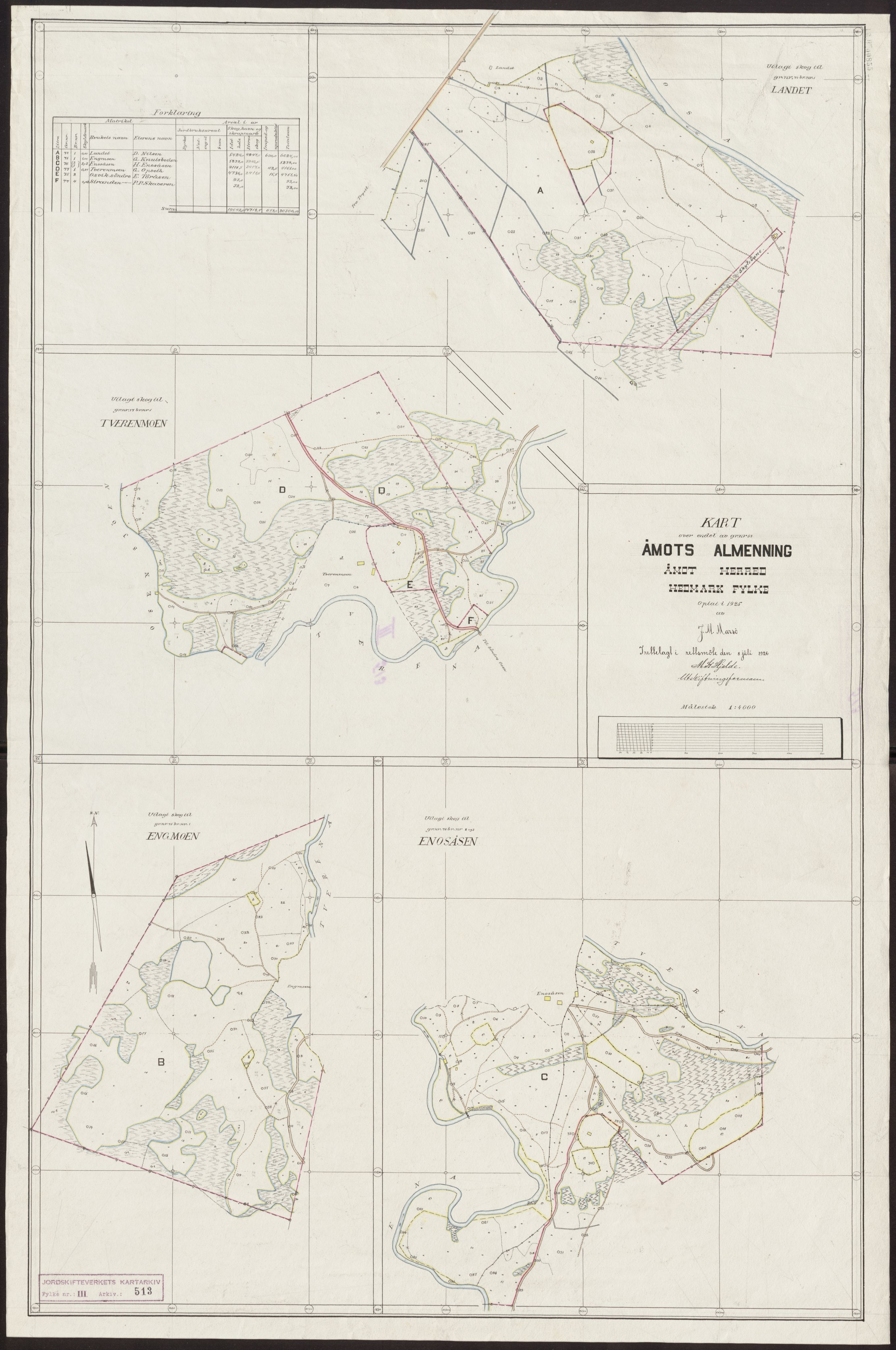 Jordskifteverkets kartarkiv, RA/S-3929/T, 1859-1988, p. 845