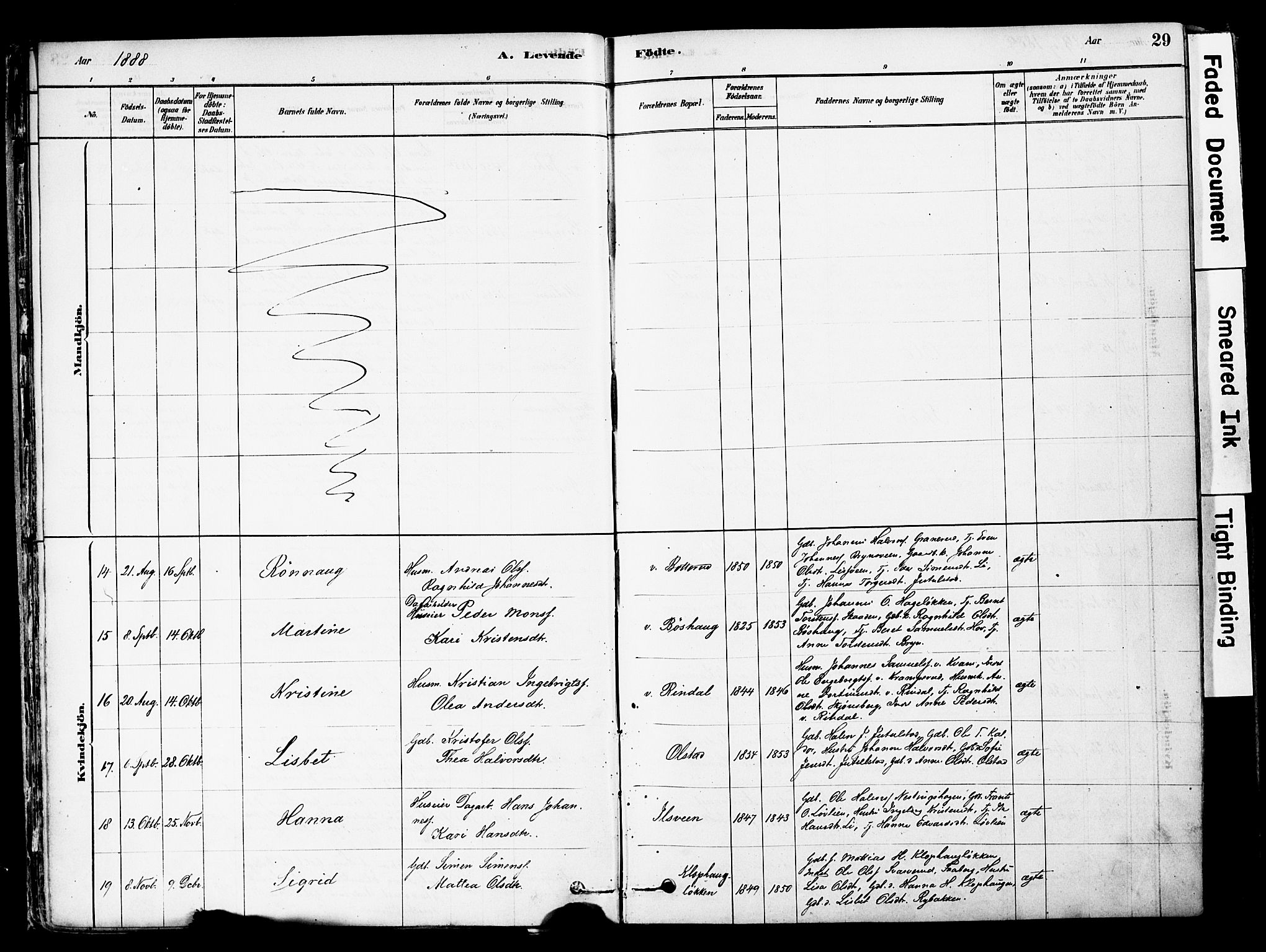 Øyer prestekontor, AV/SAH-PREST-084/H/Ha/Haa/L0008: Parish register (official) no. 8, 1878-1897, p. 29