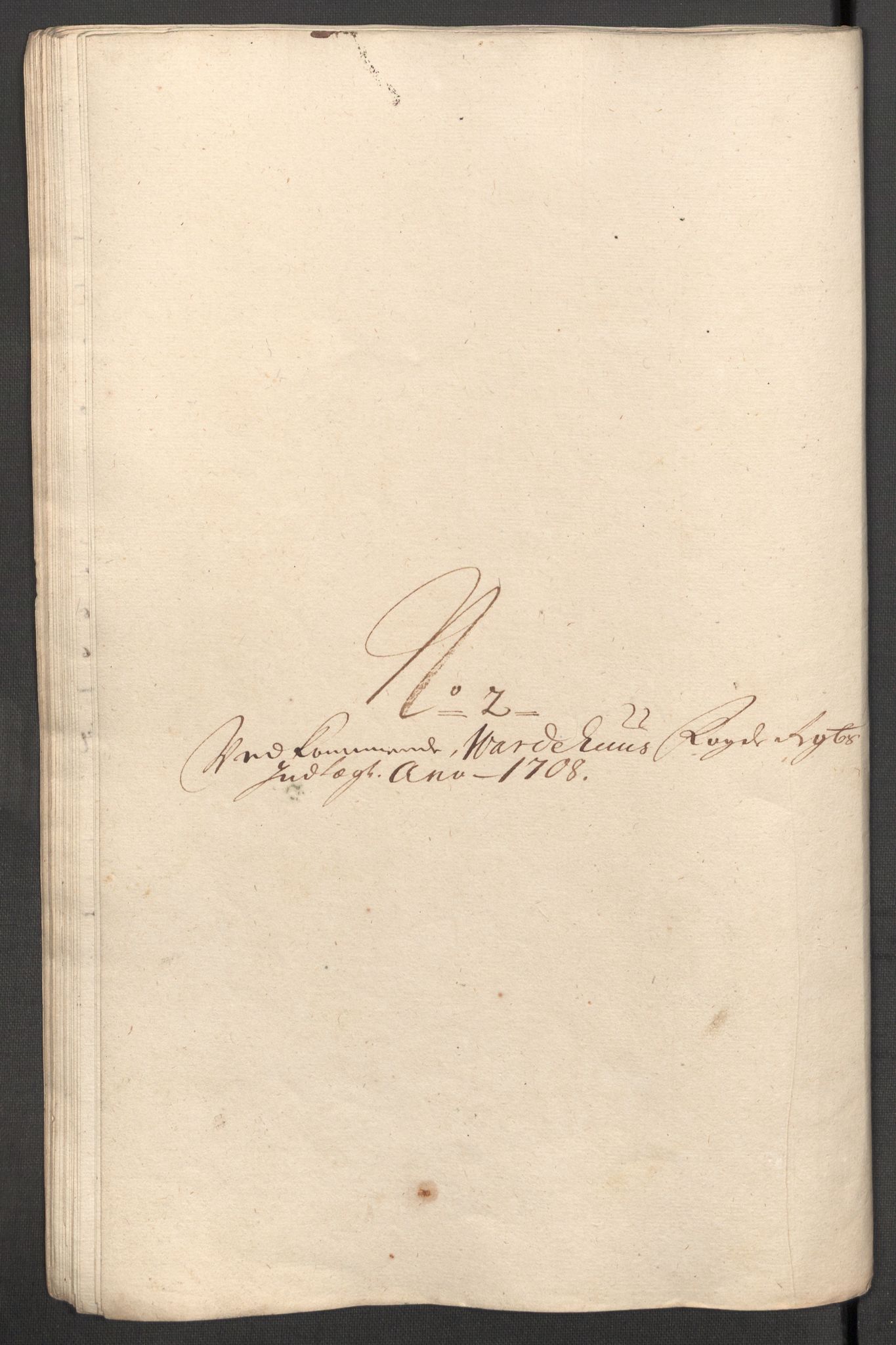 Rentekammeret inntil 1814, Reviderte regnskaper, Fogderegnskap, AV/RA-EA-4092/R69/L4854: Fogderegnskap Finnmark/Vardøhus, 1707-1708, p. 152