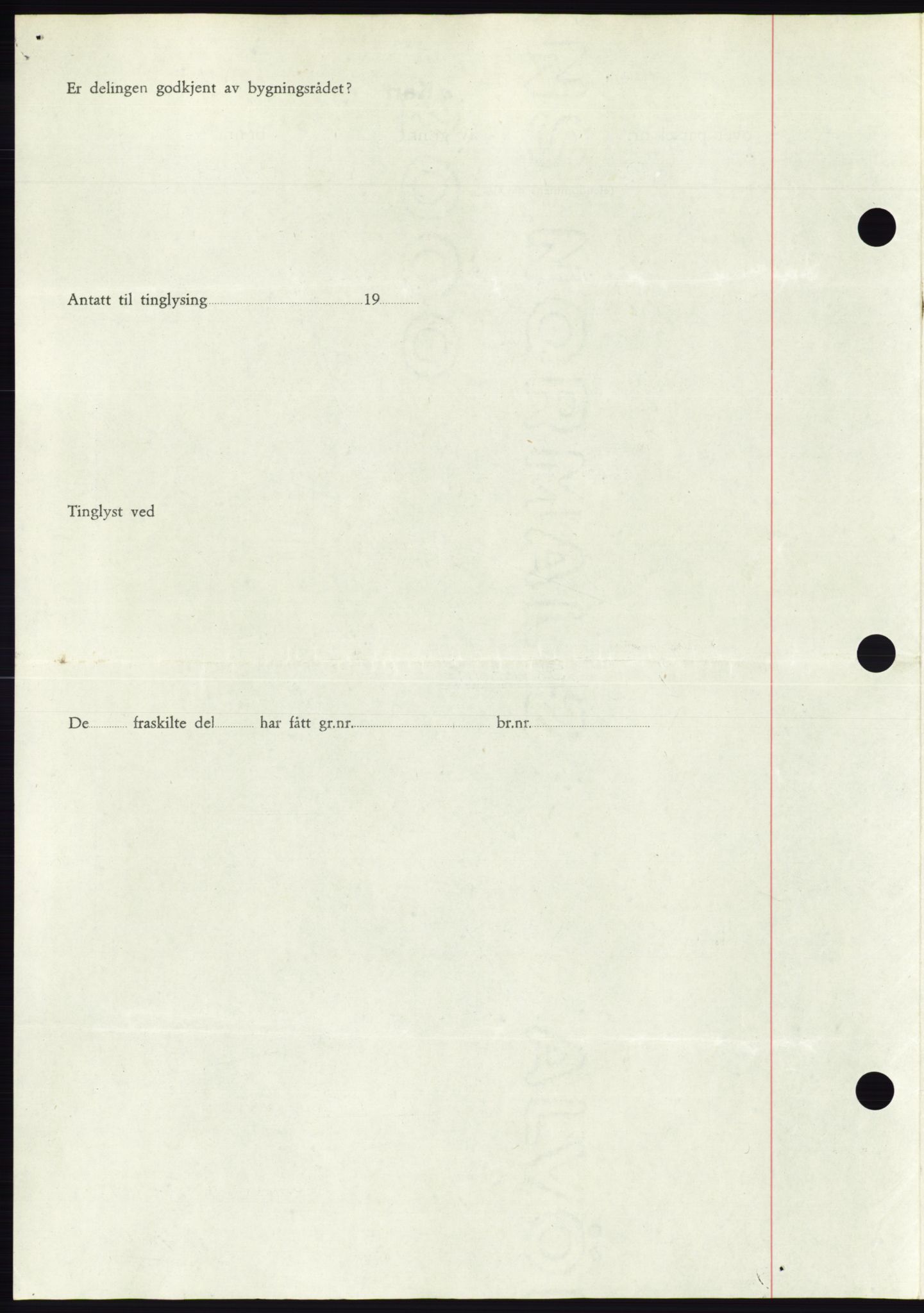 Søre Sunnmøre sorenskriveri, AV/SAT-A-4122/1/2/2C/L0081: Mortgage book no. 7A, 1947-1948, Diary no: : 1575/1947