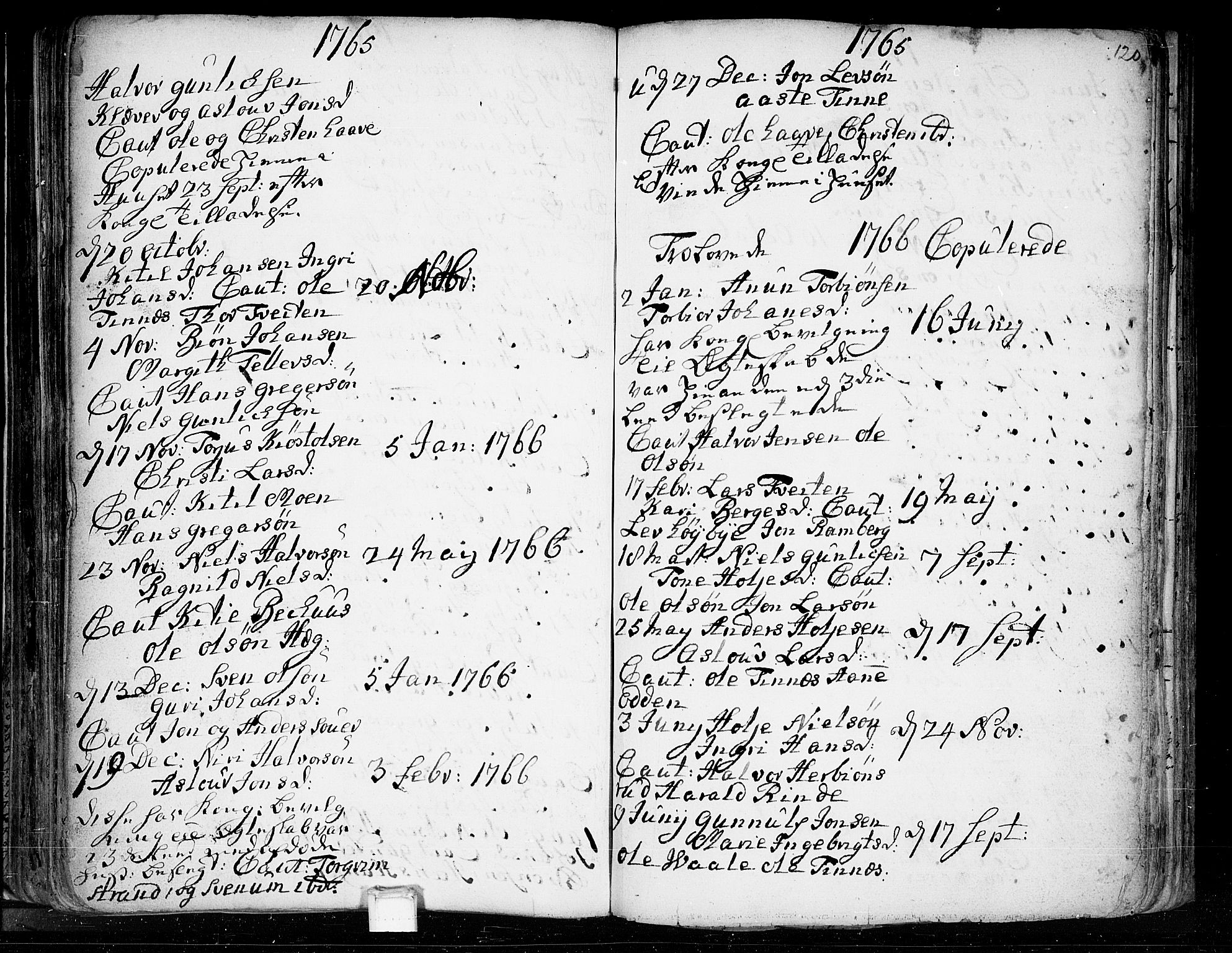 Heddal kirkebøker, SAKO/A-268/F/Fa/L0003: Parish register (official) no. I 3, 1723-1783, p. 120