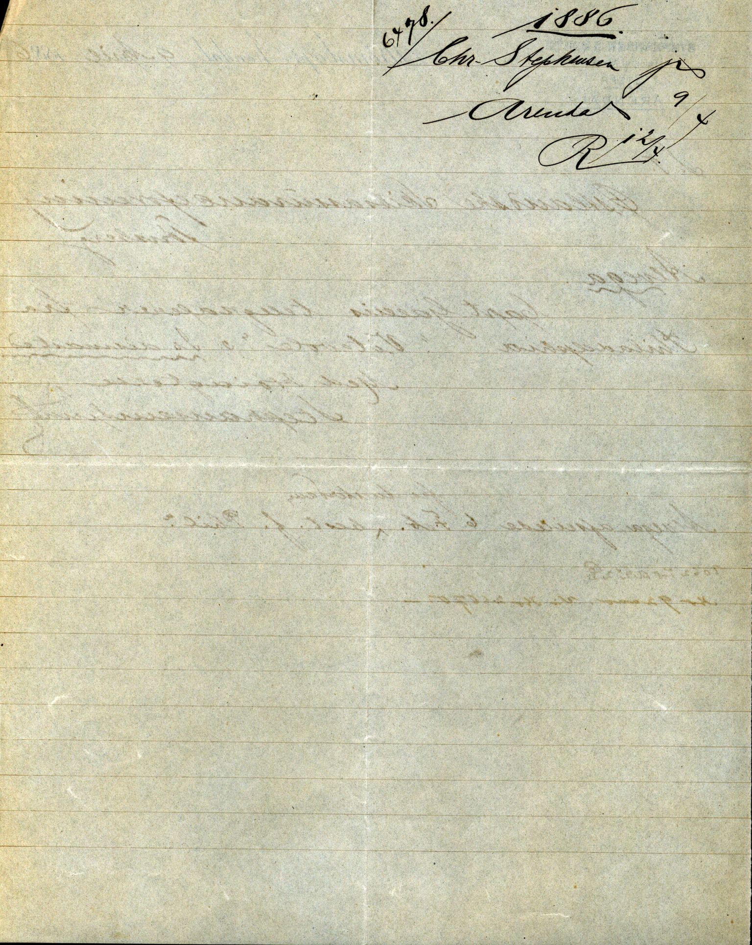 Pa 63 - Østlandske skibsassuranceforening, VEMU/A-1079/G/Ga/L0019/0010: Havaridokumenter / Victoria, Vigor, Cathrine, Brillant, Alvega, Rotvid, 1886, p. 44