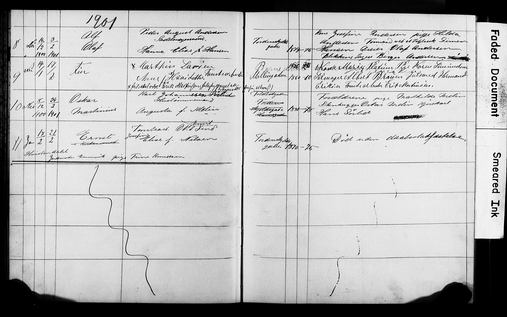 Strømsø kirkebøker, AV/SAKO-A-246/Y/Ya/L0005: Parish register draft no. I 5, 1897-1903