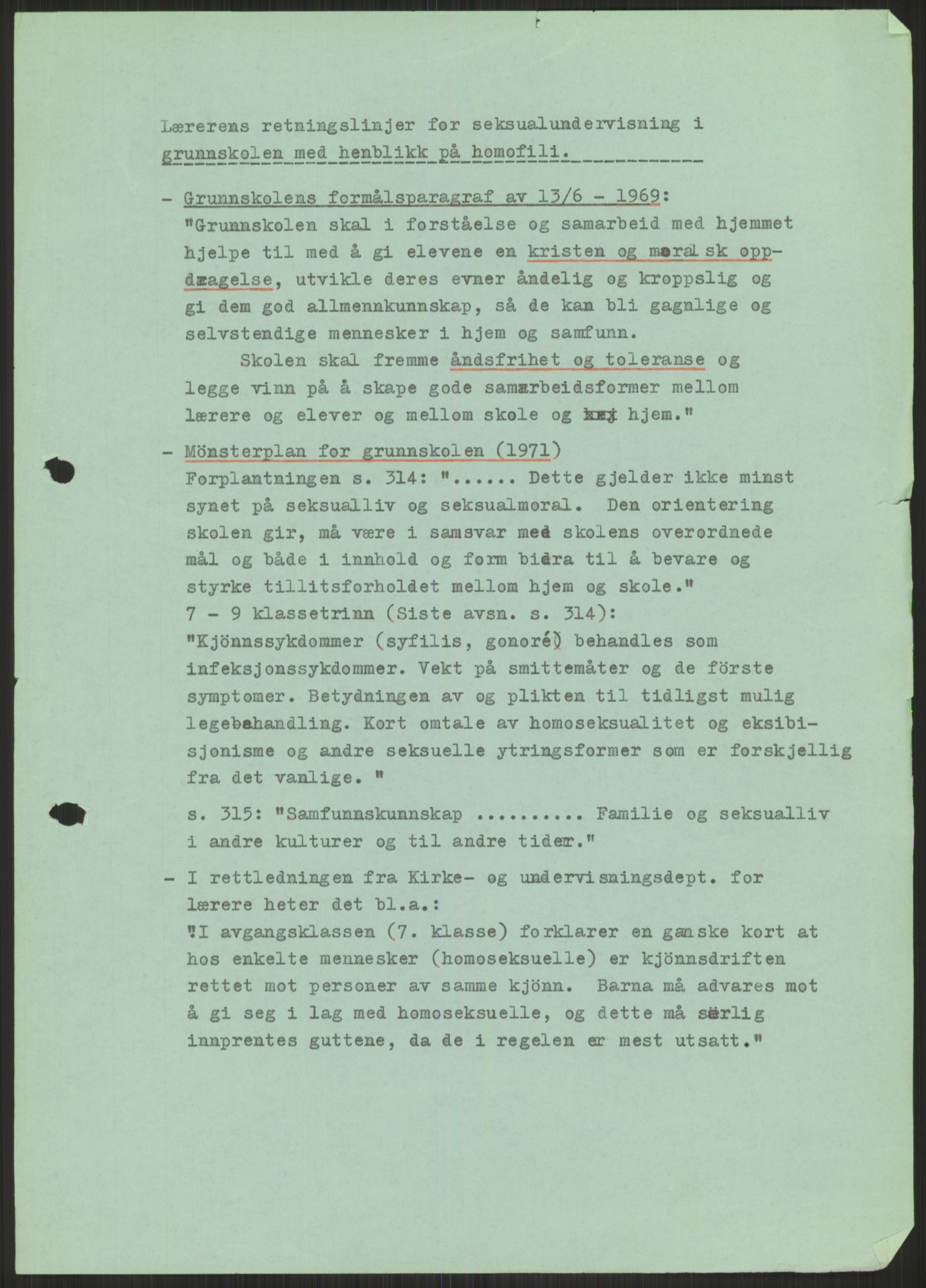 Det Norske Forbundet av 1948/Landsforeningen for Lesbisk og Homofil Frigjøring, AV/RA-PA-1216/A/Ag/L0004: Grupper, utvalg, 1974-1992, p. 513