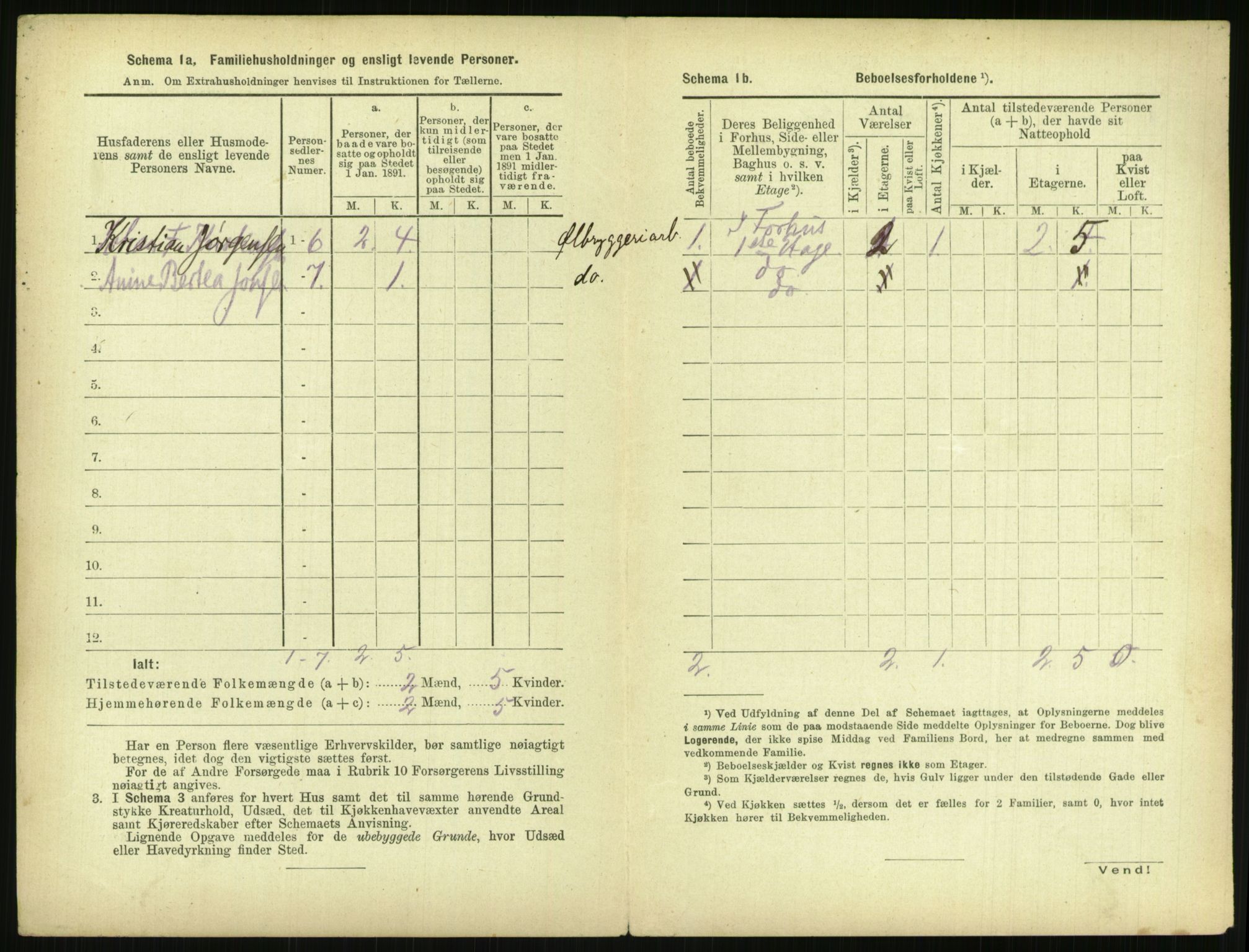 RA, 1891 census for 0806 Skien, 1891, p. 1525