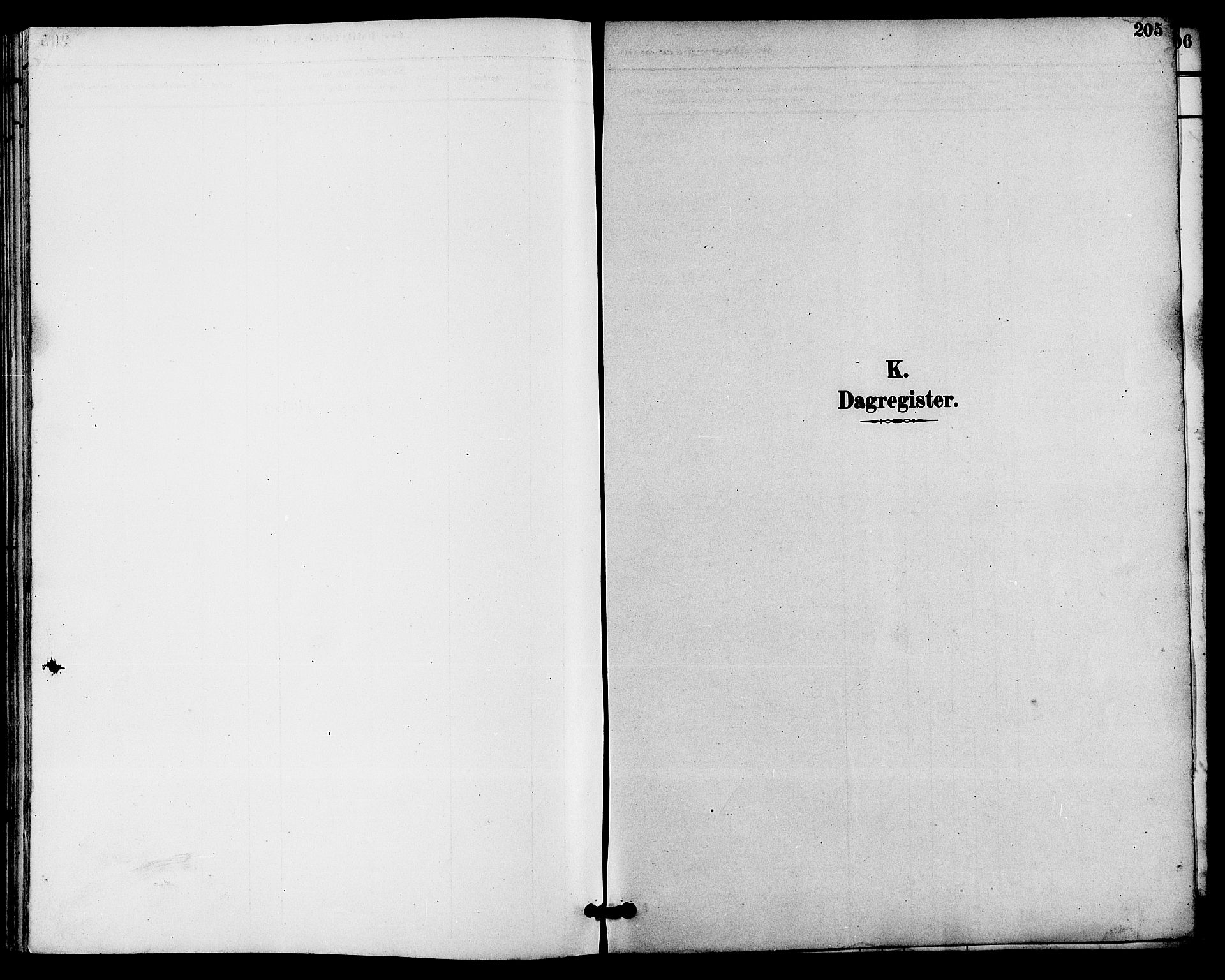 Seljord kirkebøker, SAKO/A-20/G/Ga/L0005: Parish register (copy) no. I 5, 1887-1914, p. 205