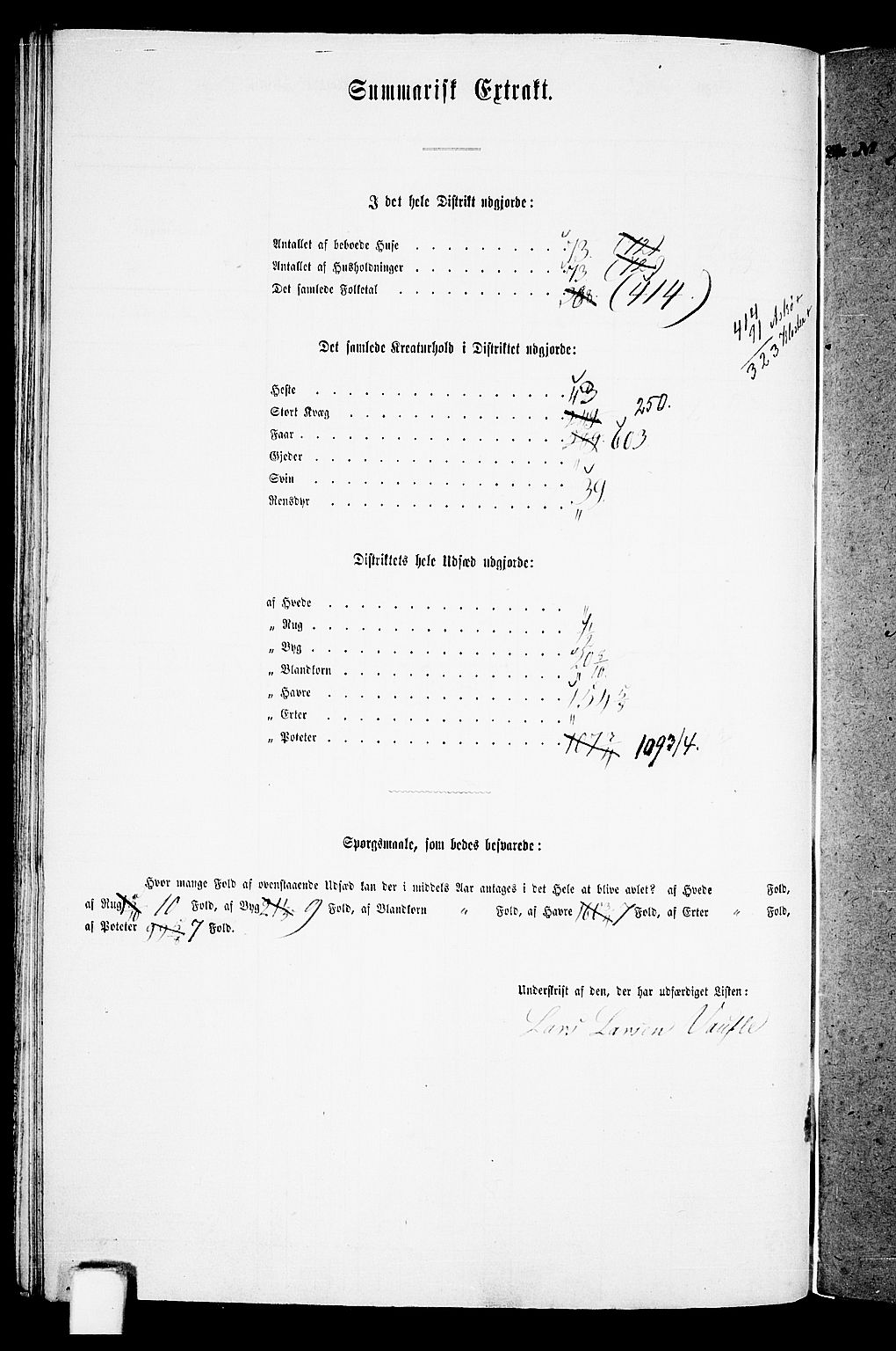 RA, 1865 census for Rennesøy, 1865, p. 71