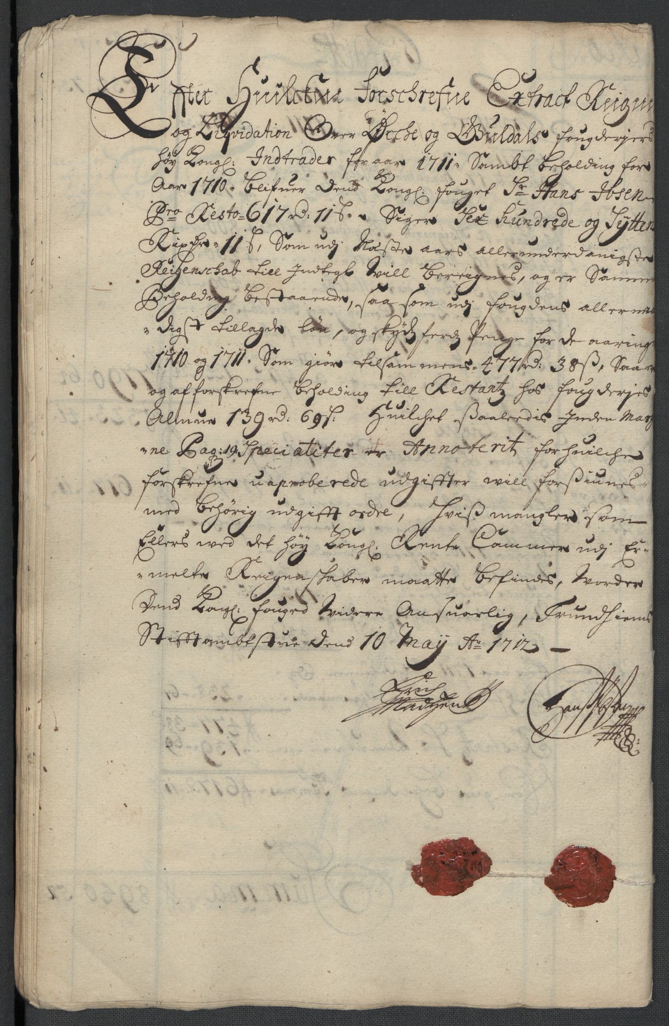 Rentekammeret inntil 1814, Reviderte regnskaper, Fogderegnskap, AV/RA-EA-4092/R60/L3961: Fogderegnskap Orkdal og Gauldal, 1711, p. 37