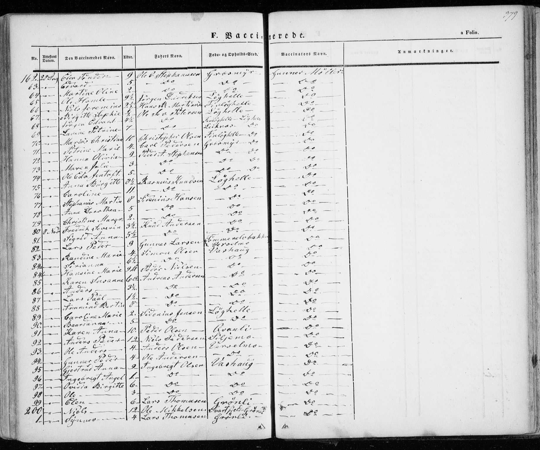 Lenvik sokneprestembete, SATØ/S-1310/H/Ha/Haa/L0006kirke: Parish register (official) no. 6, 1845-1854, p. 379