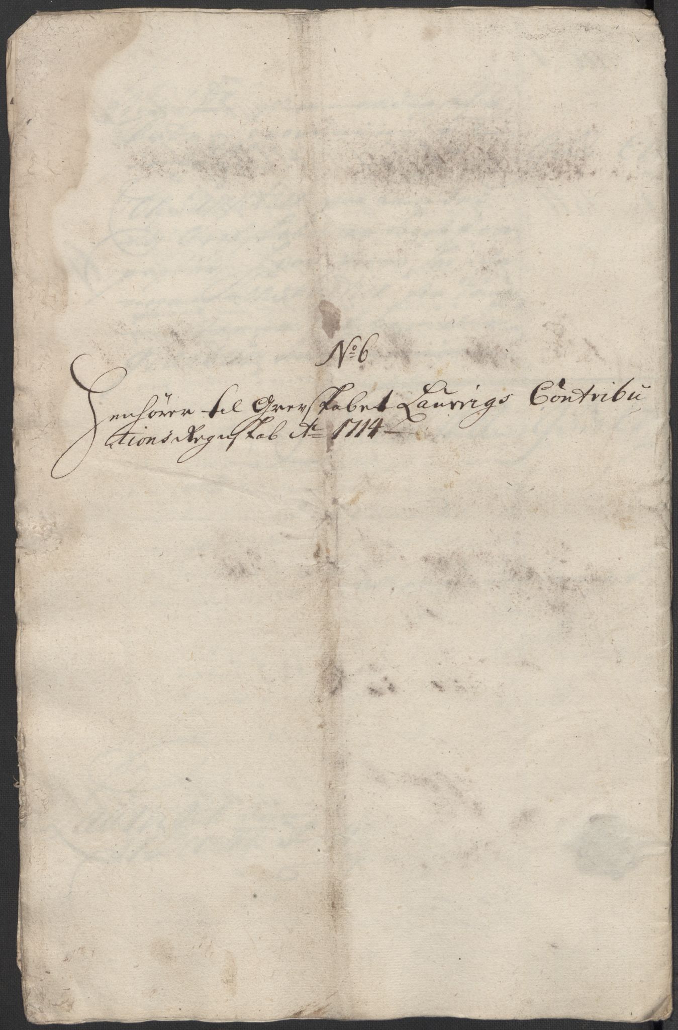Rentekammeret inntil 1814, Reviderte regnskaper, Fogderegnskap, RA/EA-4092/R33/L1986: Fogderegnskap Larvik grevskap, 1714-1715, p. 162