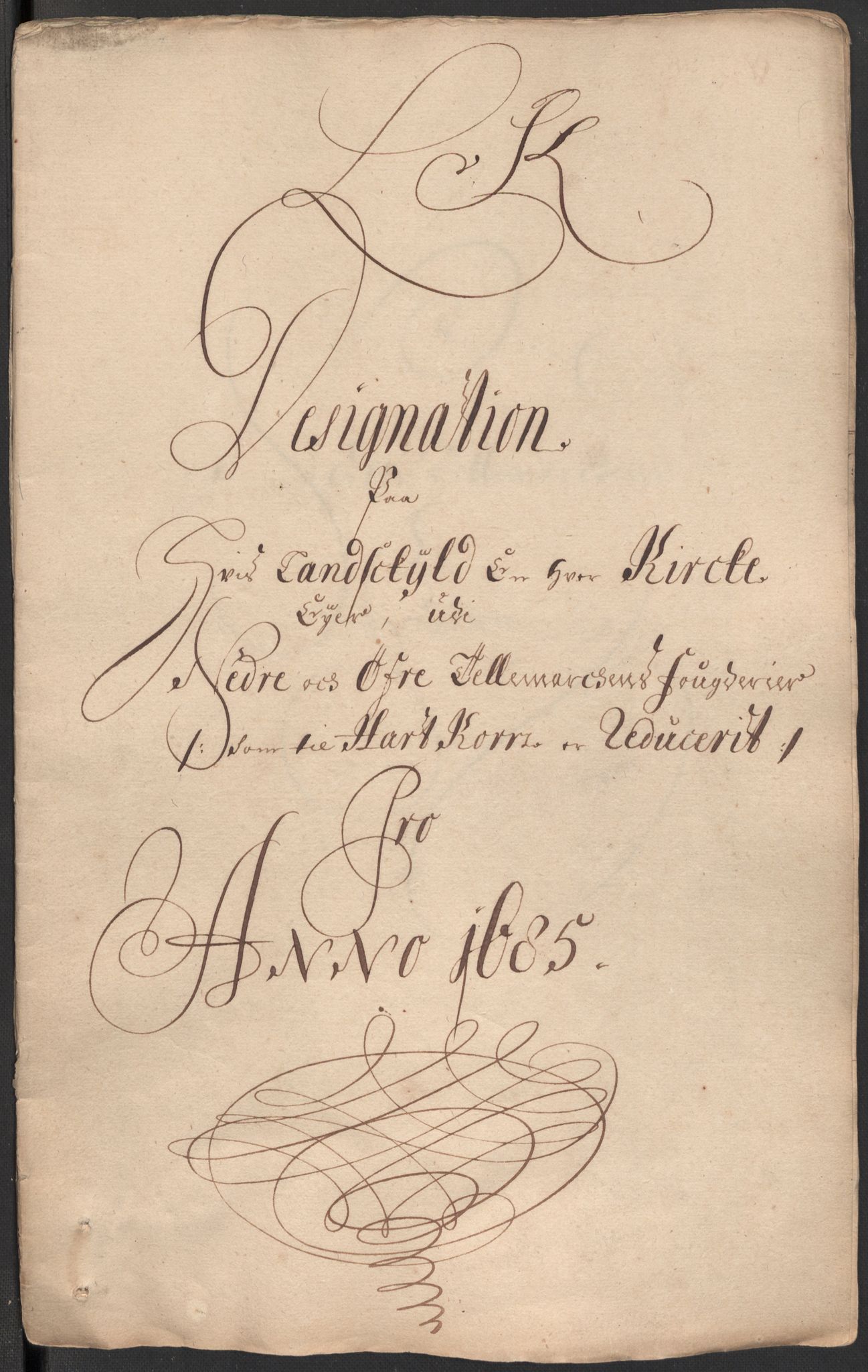 Rentekammeret inntil 1814, Reviderte regnskaper, Fogderegnskap, RA/EA-4092/R35/L2082: Fogderegnskap Øvre og Nedre Telemark, 1685, p. 308