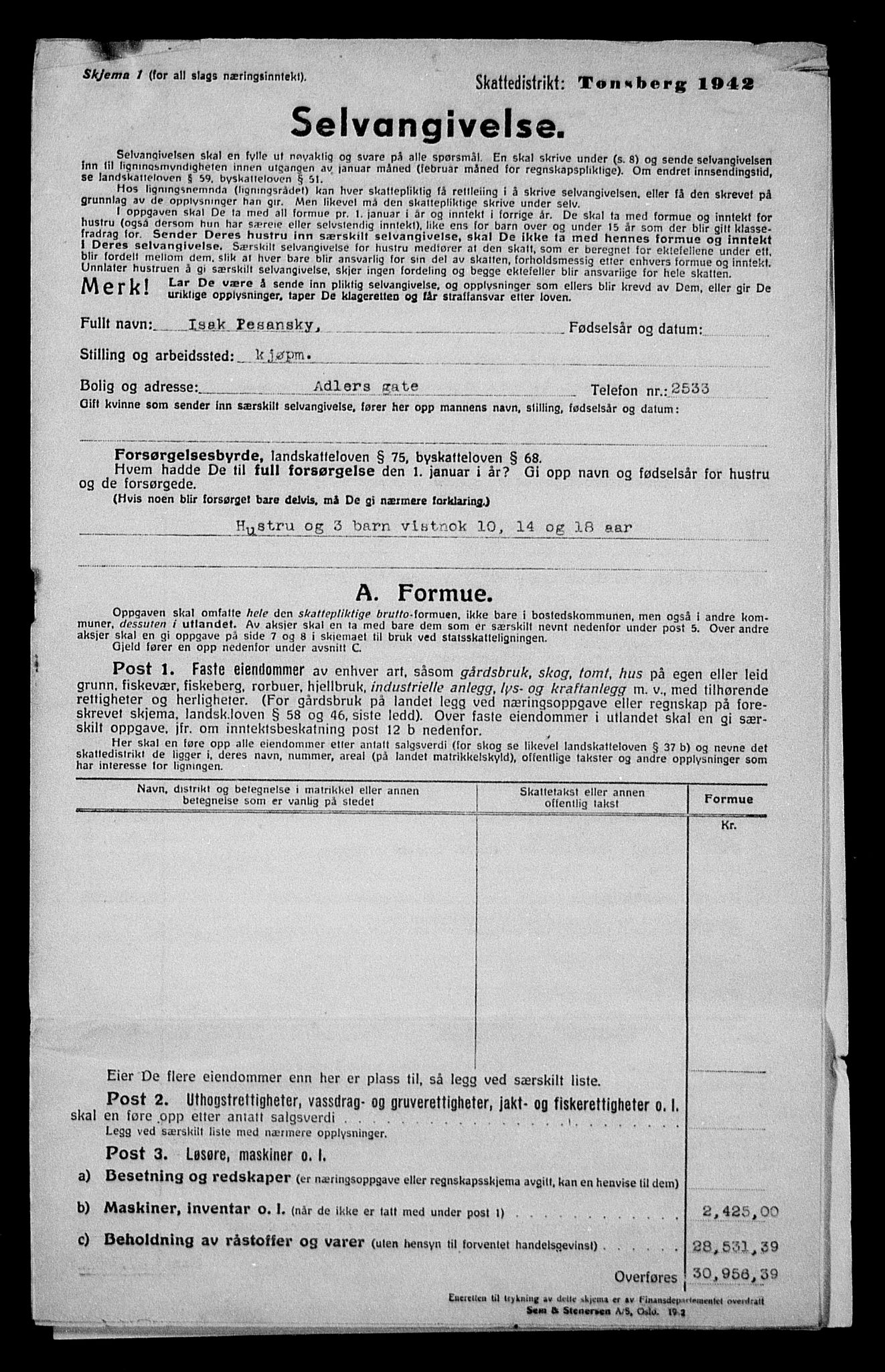 Justisdepartementet, Tilbakeføringskontoret for inndratte formuer, AV/RA-S-1564/H/Hc/Hcd/L1004: --, 1945-1947, p. 14