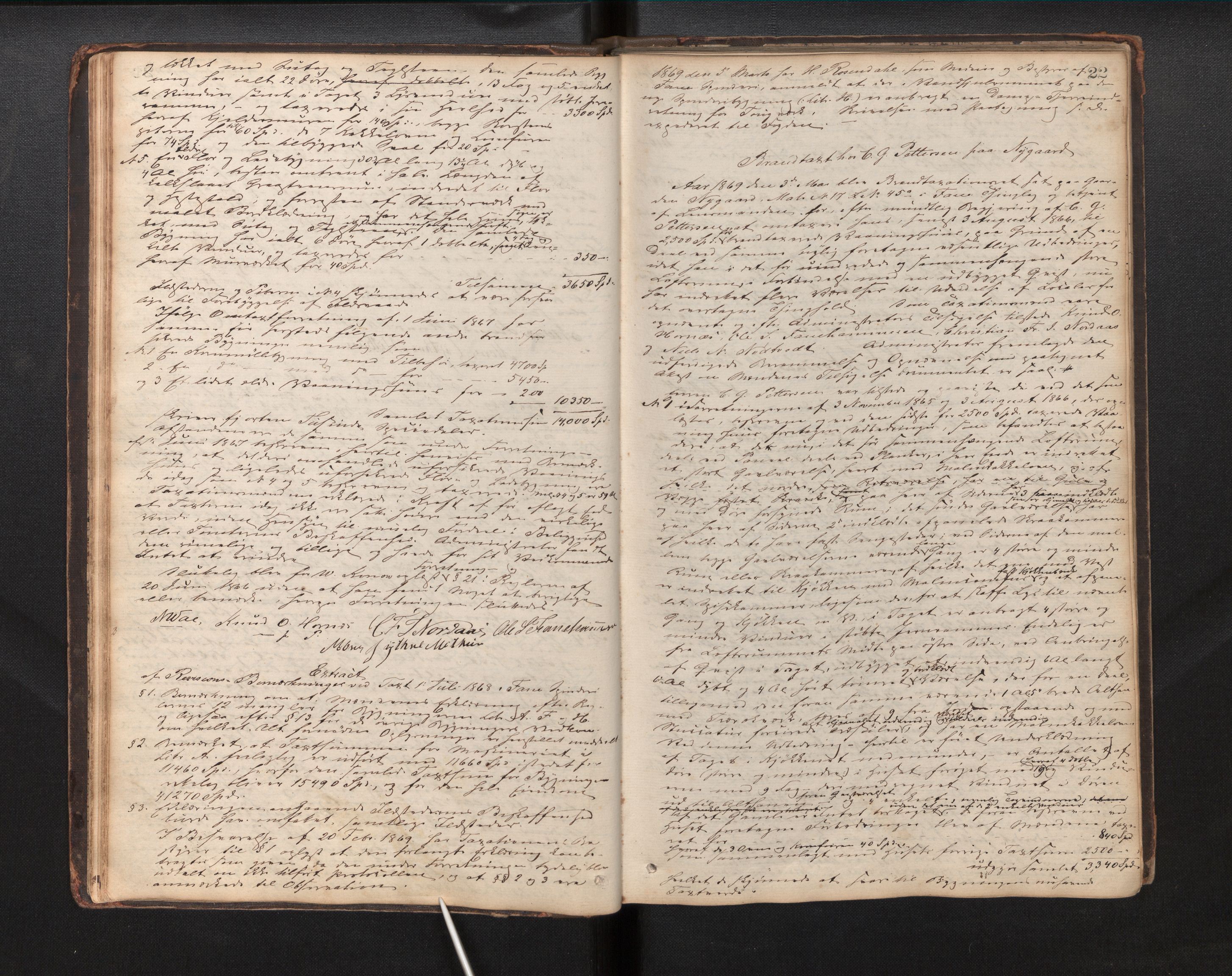 Lensmannen i Fana, AV/SAB-A-31801/0012/L0002: Branntakstprotokoll, 1867-1883, p. 21b-22a