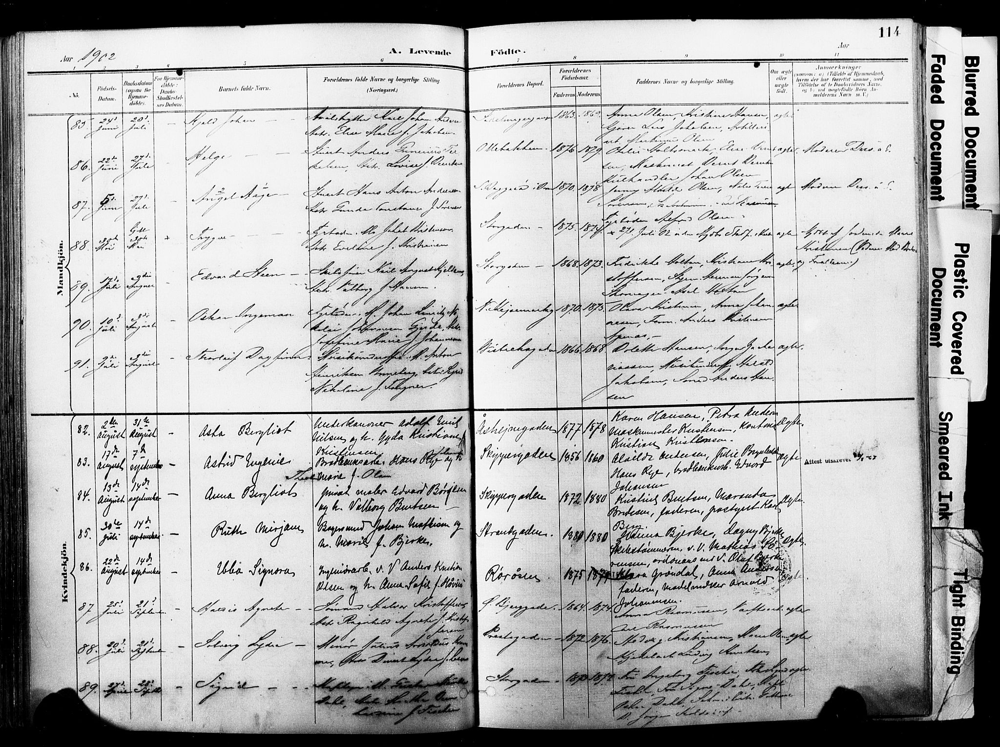 Horten kirkebøker, AV/SAKO-A-348/F/Fa/L0005: Parish register (official) no. 5, 1896-1904, p. 114