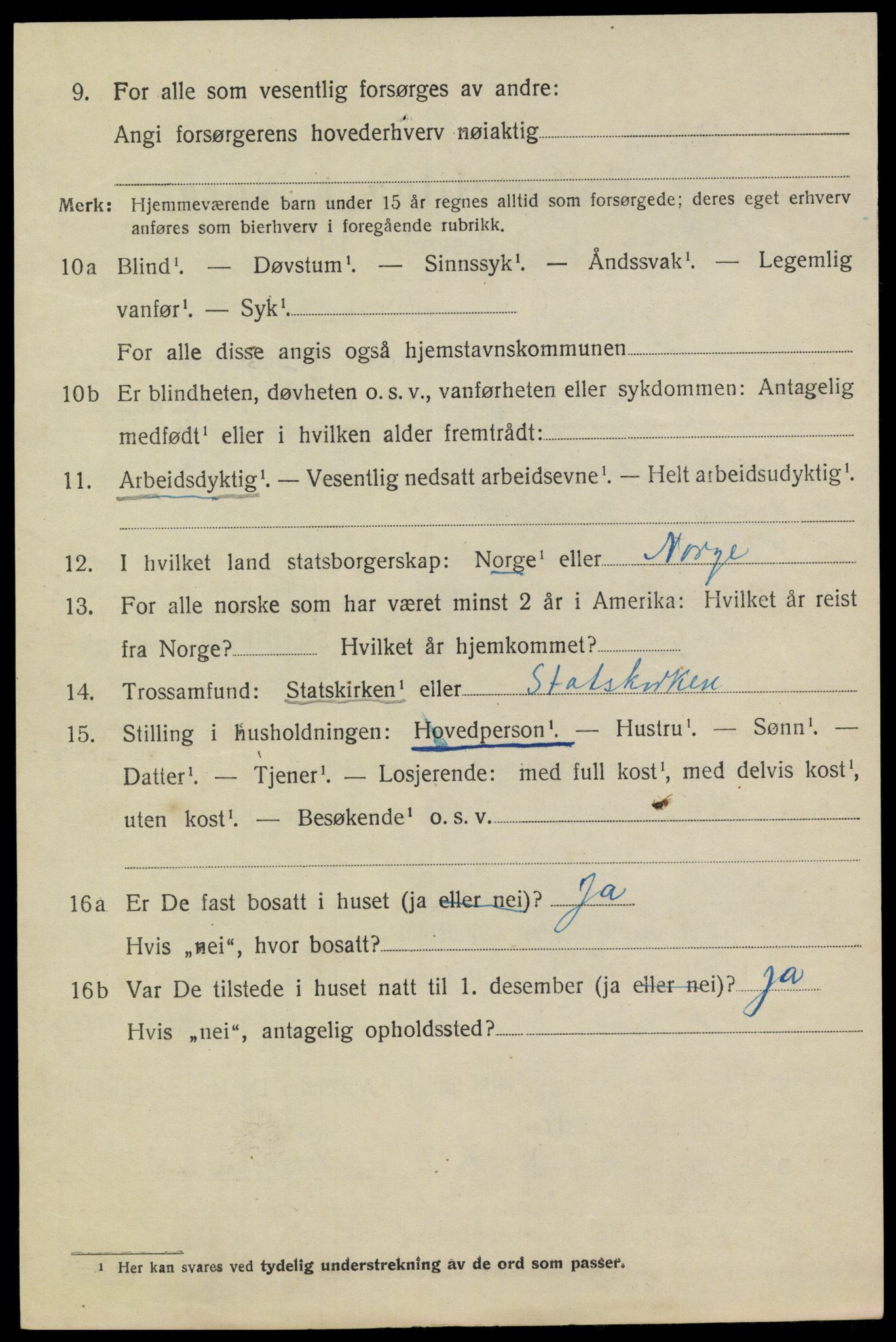 SAKO, 1920 census for Heddal, 1920, p. 6985