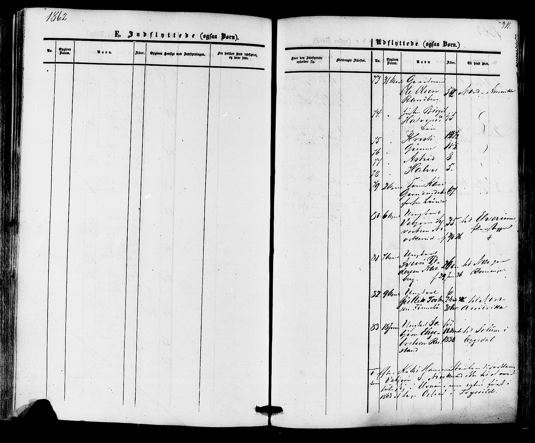 Nore kirkebøker, AV/SAKO-A-238/F/Fa/L0003: Parish register (official) no. I 3, 1858-1866, p. 311
