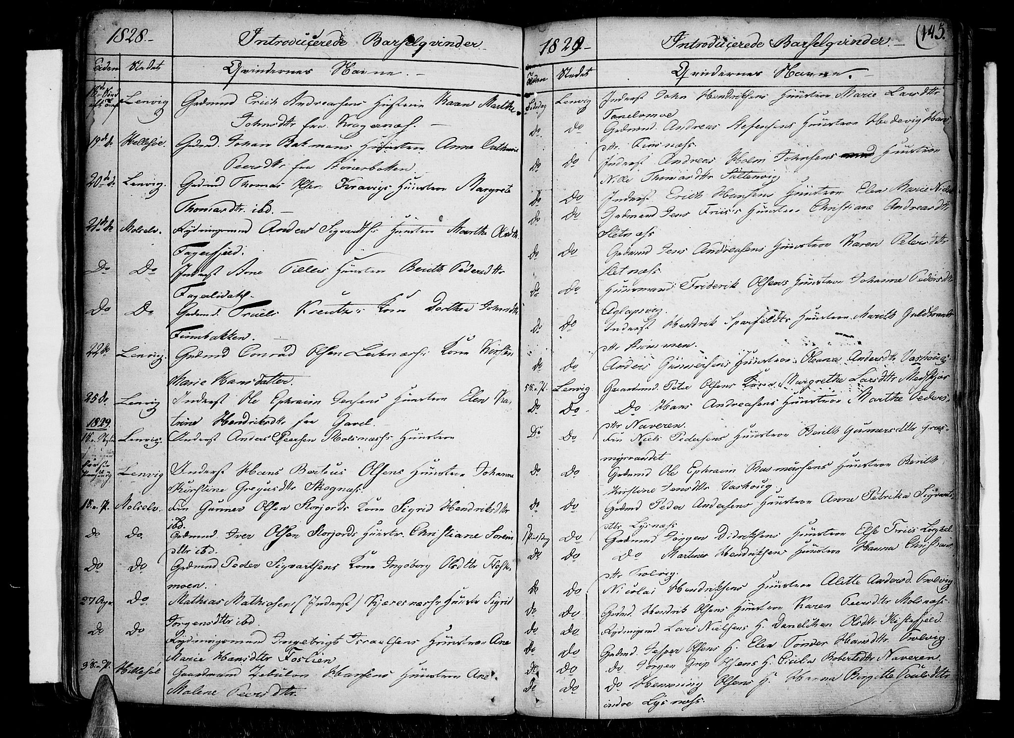 Lenvik sokneprestembete, SATØ/S-1310/H/Ha/Haa/L0002kirke: Parish register (official) no. 2, 1784-1820, p. 145