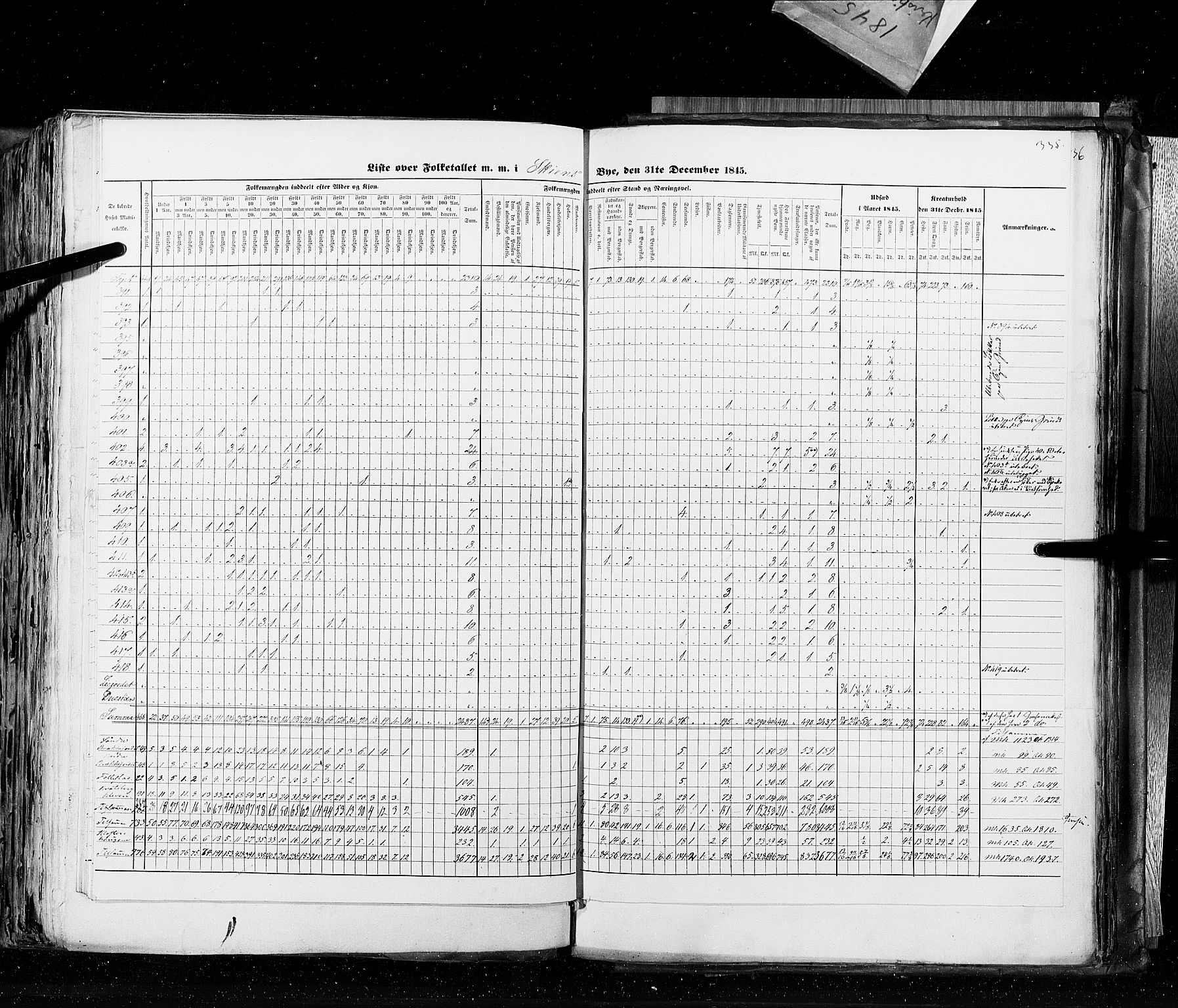 RA, Census 1845, vol. 10: Cities, 1845, p. 335