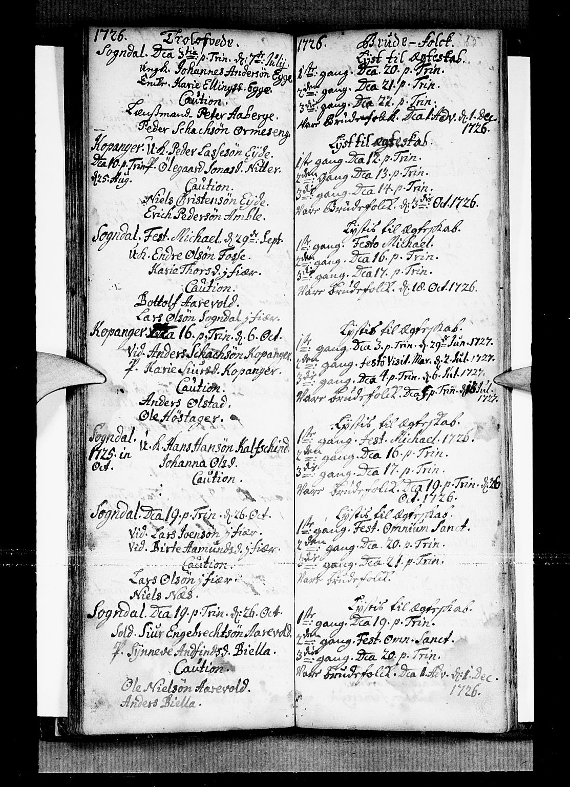 Sogndal sokneprestembete, SAB/A-81301/H/Haa/Haaa/L0002: Parish register (official) no. A 2, 1725-1741, p. 55
